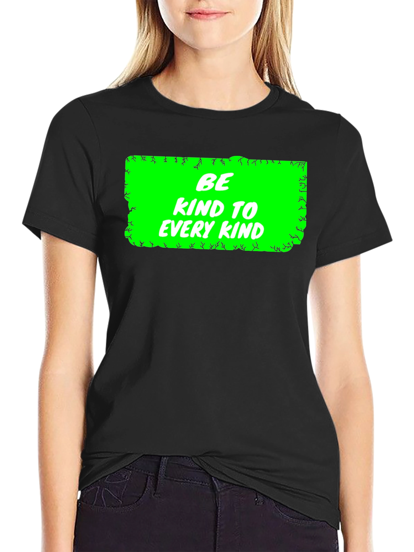 Be Kind to Every Kind Graphic Tee - Black