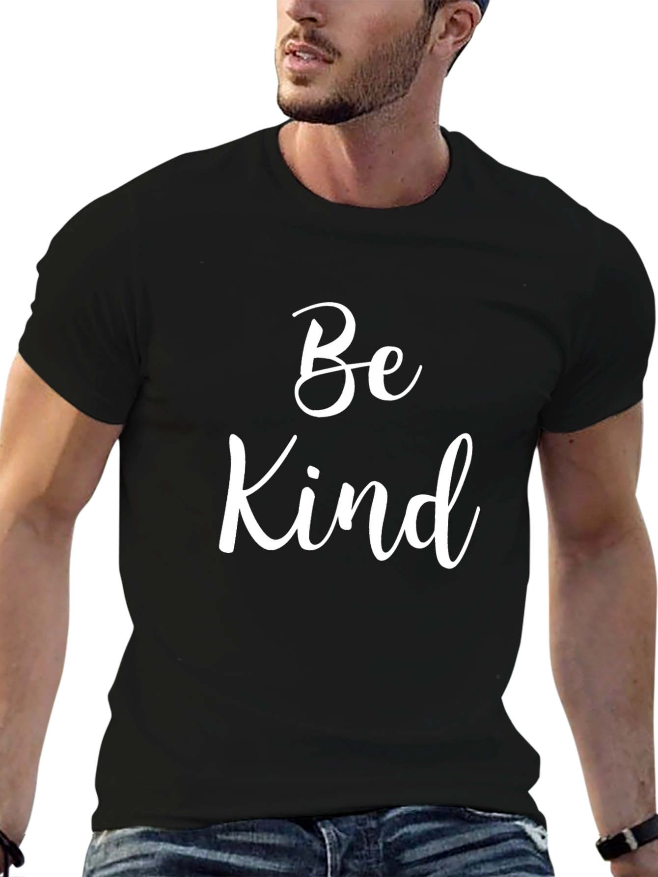 Be Kind Graphic Tee - Soft Cotton Blend