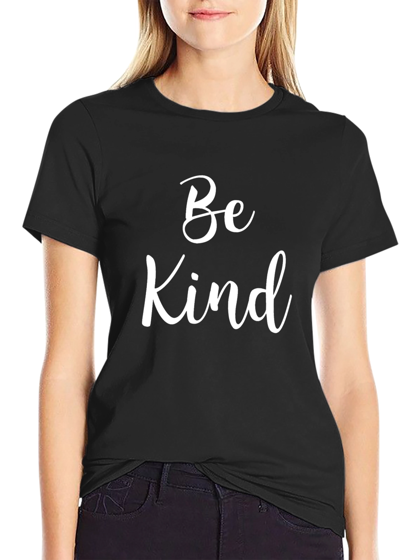 Be Kind Graphic Tee - Soft Cotton Blend
