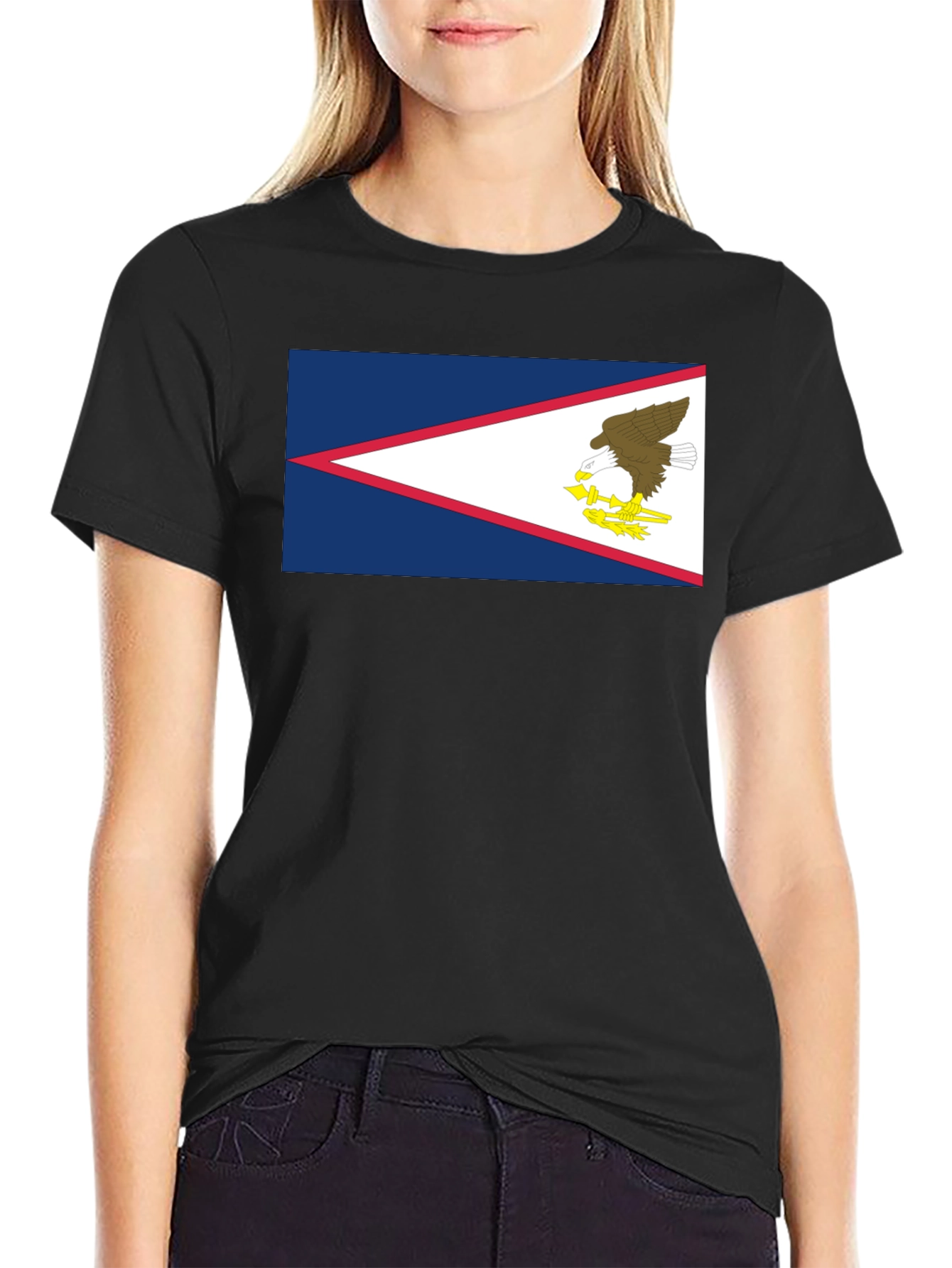 American Samoa Flag Graphic T-Shirt