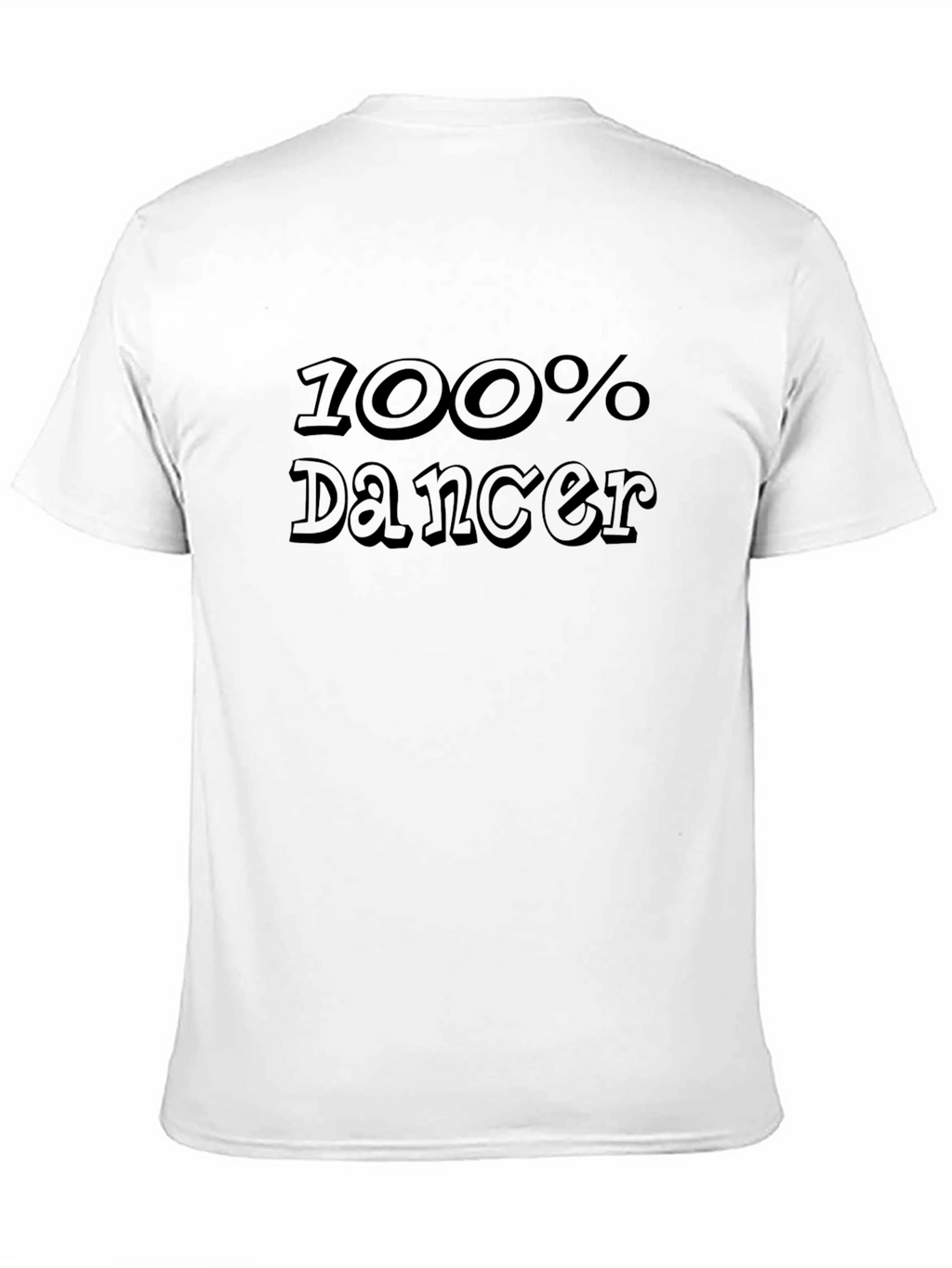 100% Dancer Black Graphic Tee