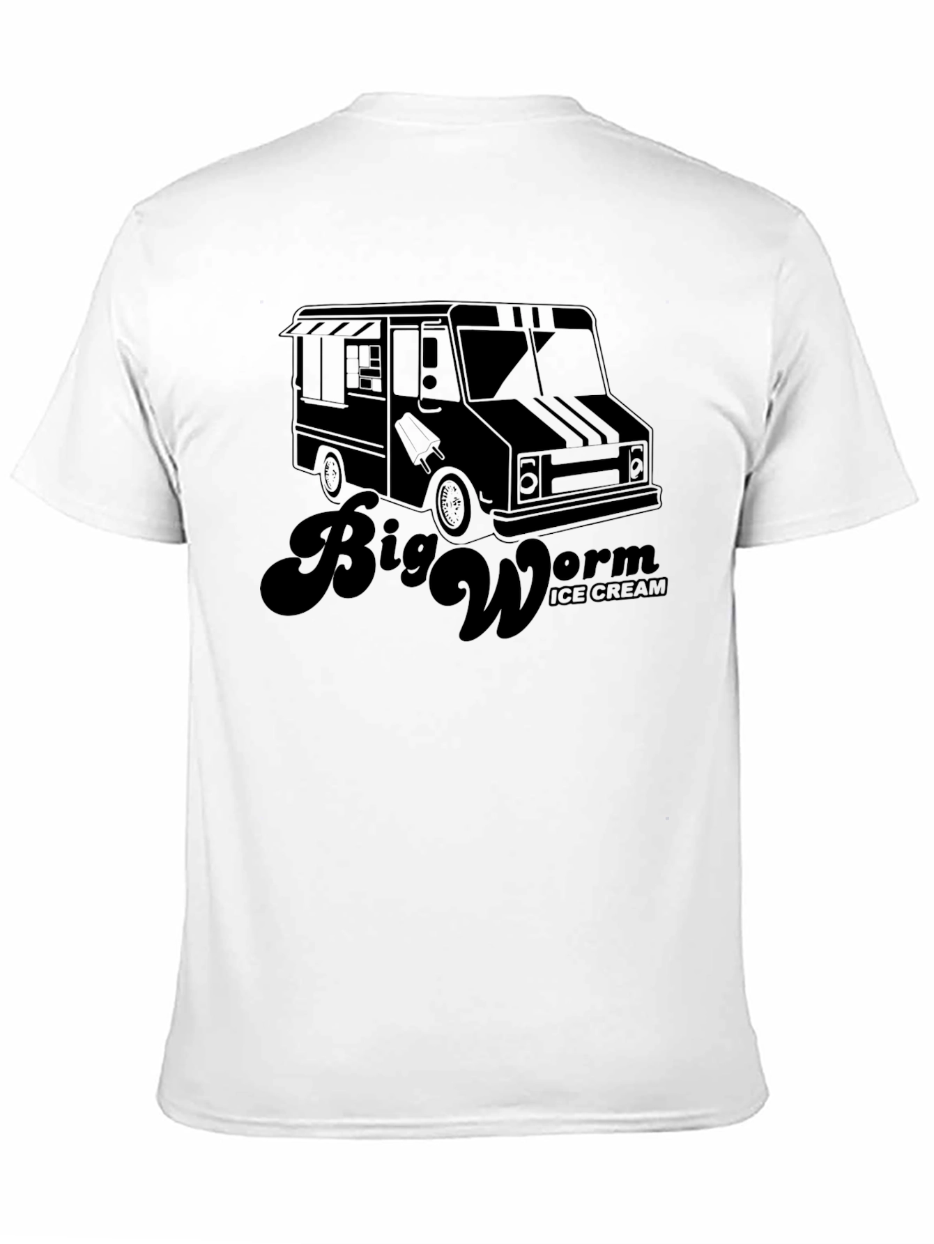 Big Worm Ice Cream Truck T-Shirt