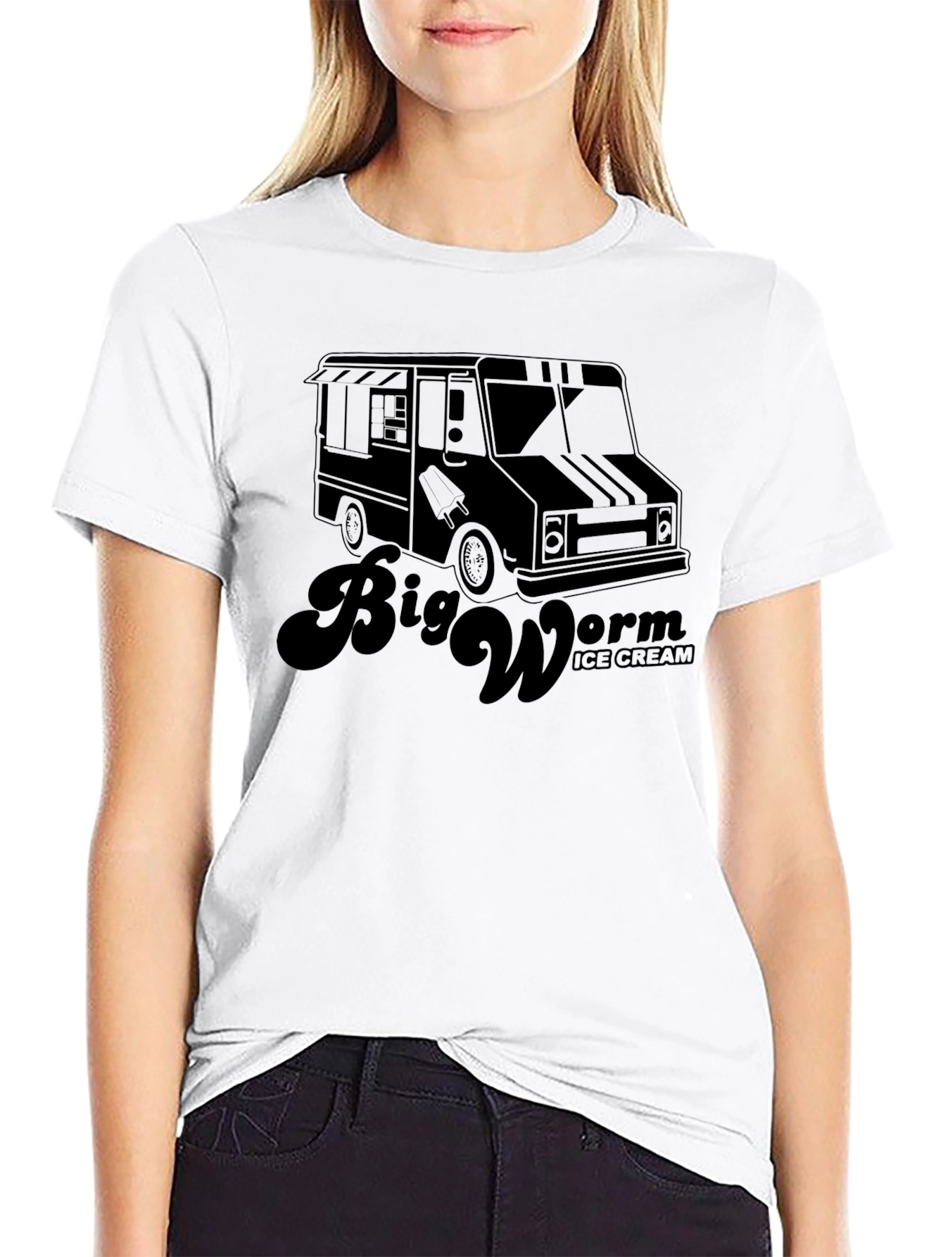 Big Worm Ice Cream Truck T-Shirt