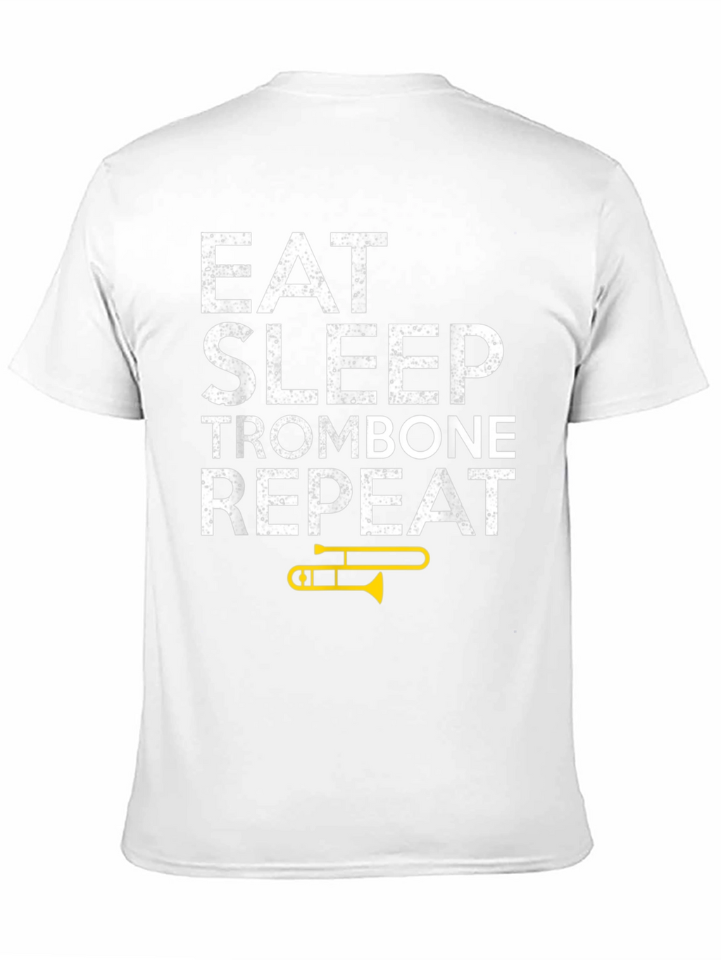 Eat Sleep Trombone Repeat Black T-Shirt