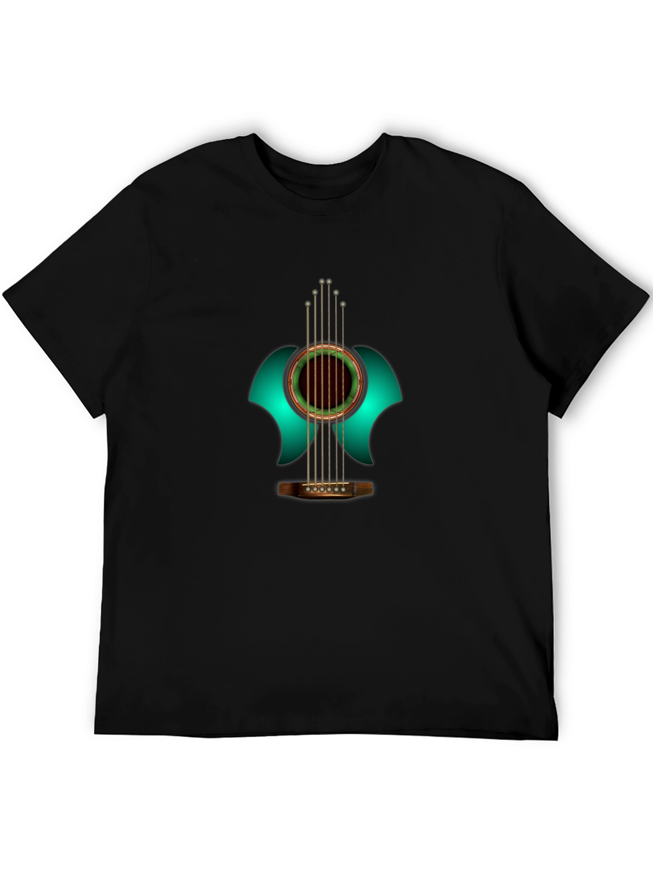 Abstract Guitar Graphic Tee - Unique Music Lover Shirt
