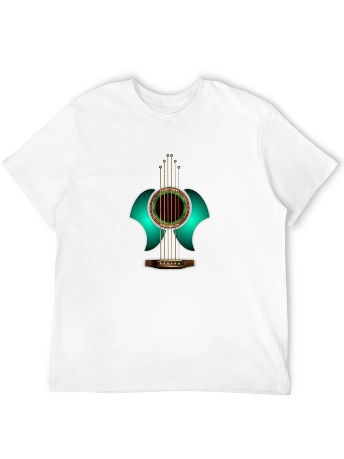 Abstract Guitar Graphic Tee - Unique Music Lover Shirt