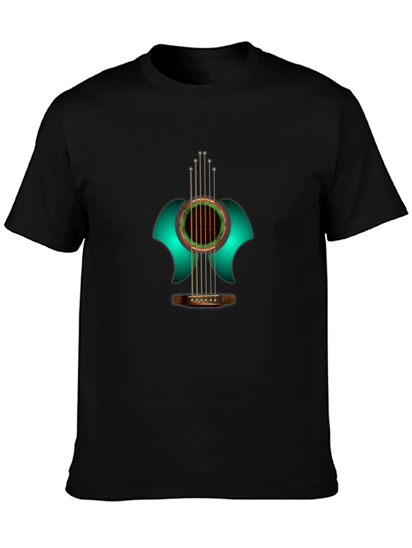 Abstract Guitar Graphic Tee - Unique Music Lover Shirt