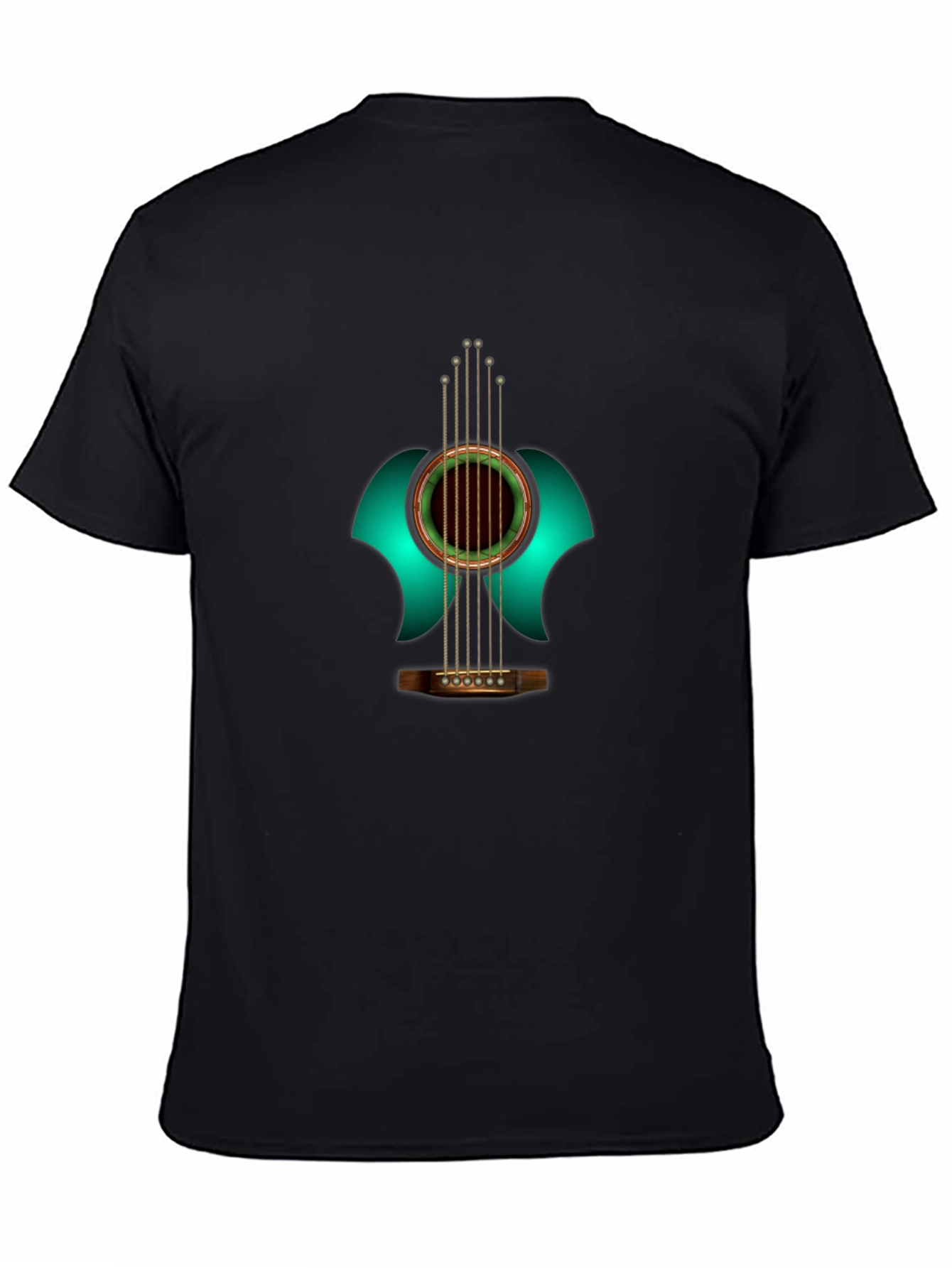 Abstract Guitar Graphic Tee - Unique Music Lover Shirt