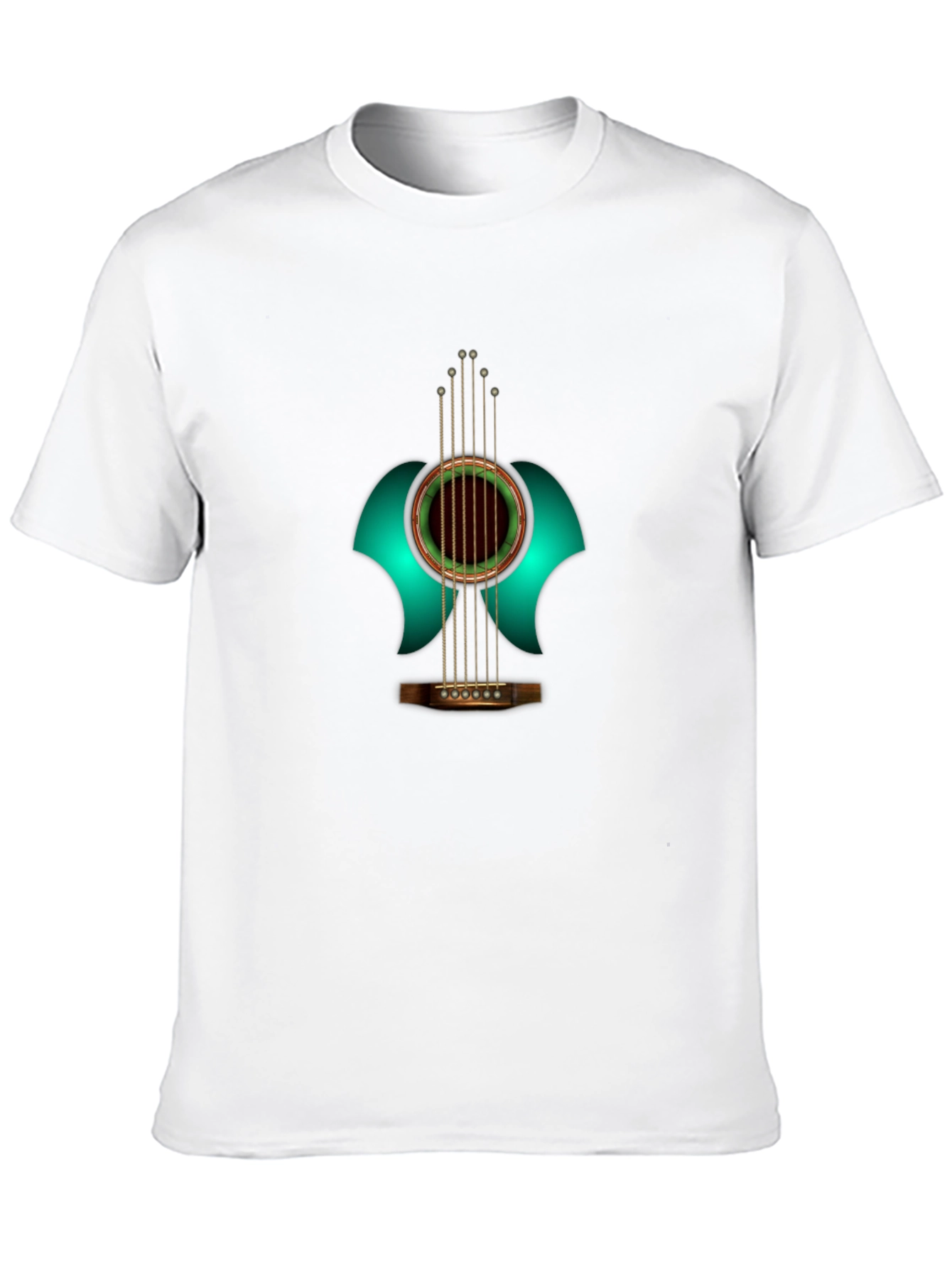 Abstract Guitar Graphic Tee - Unique Music Lover Shirt
