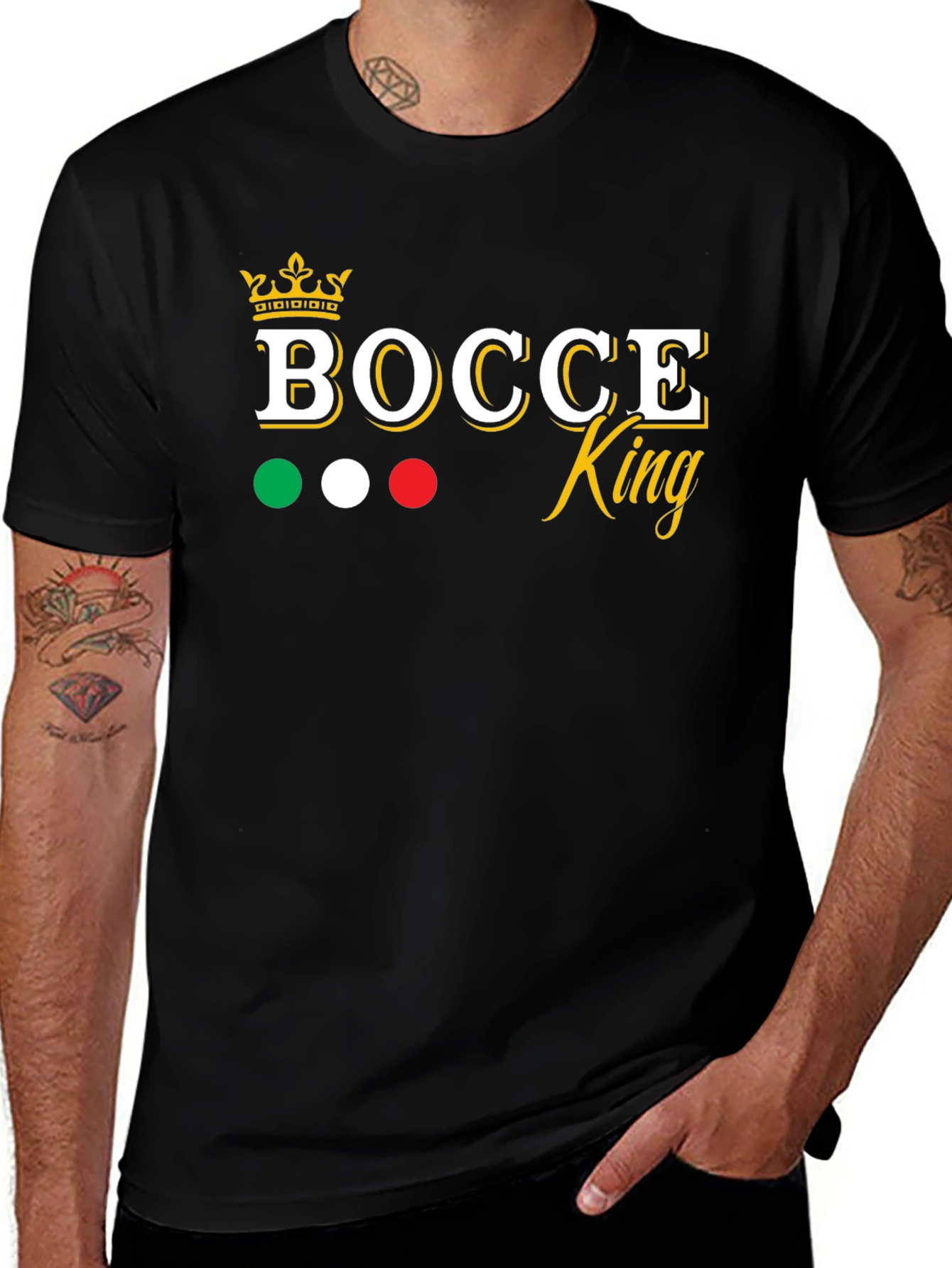 Bocce King T-Shirt - Italian Pride Tee