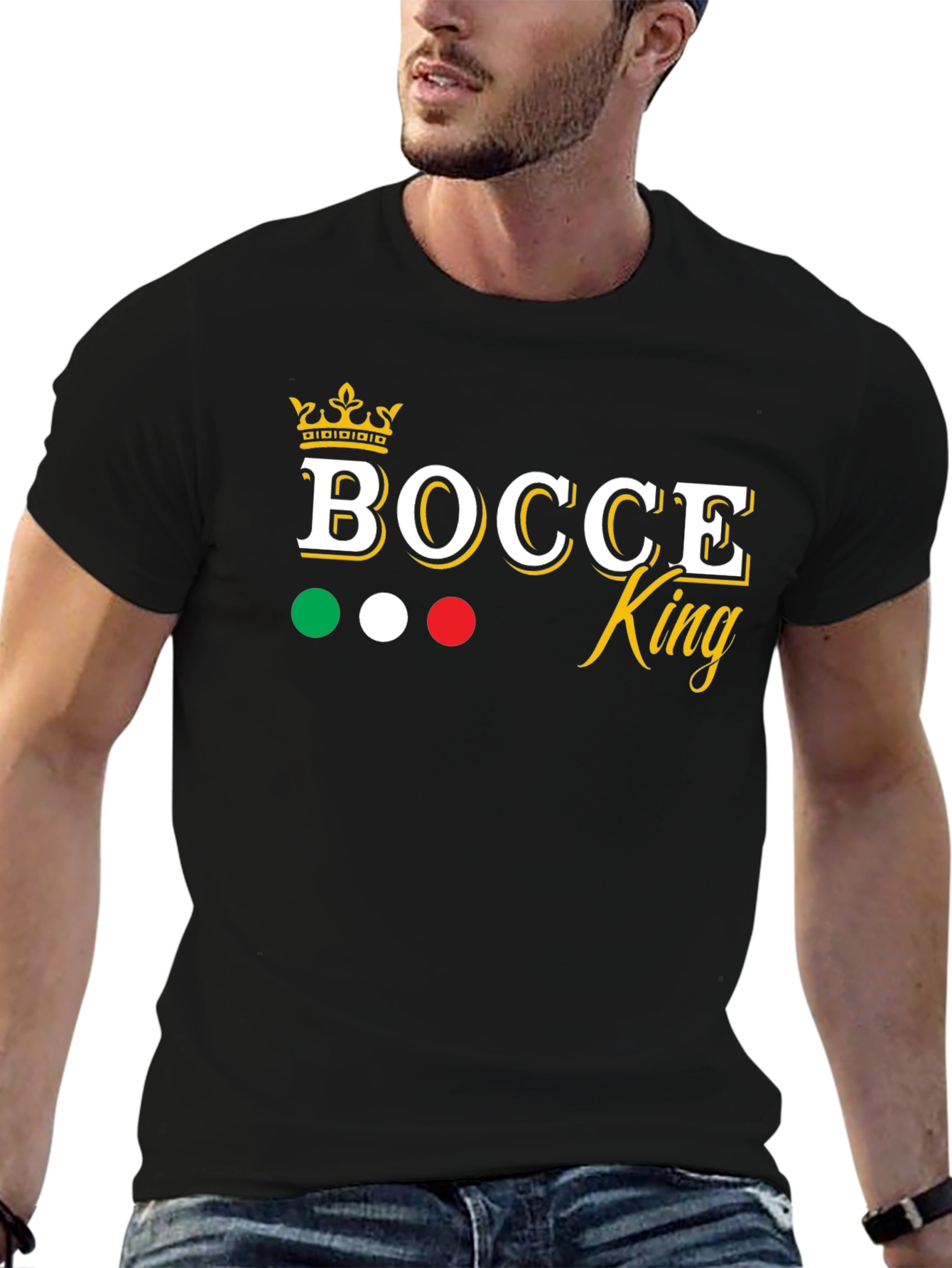 Bocce King T-Shirt - Italian Pride Tee