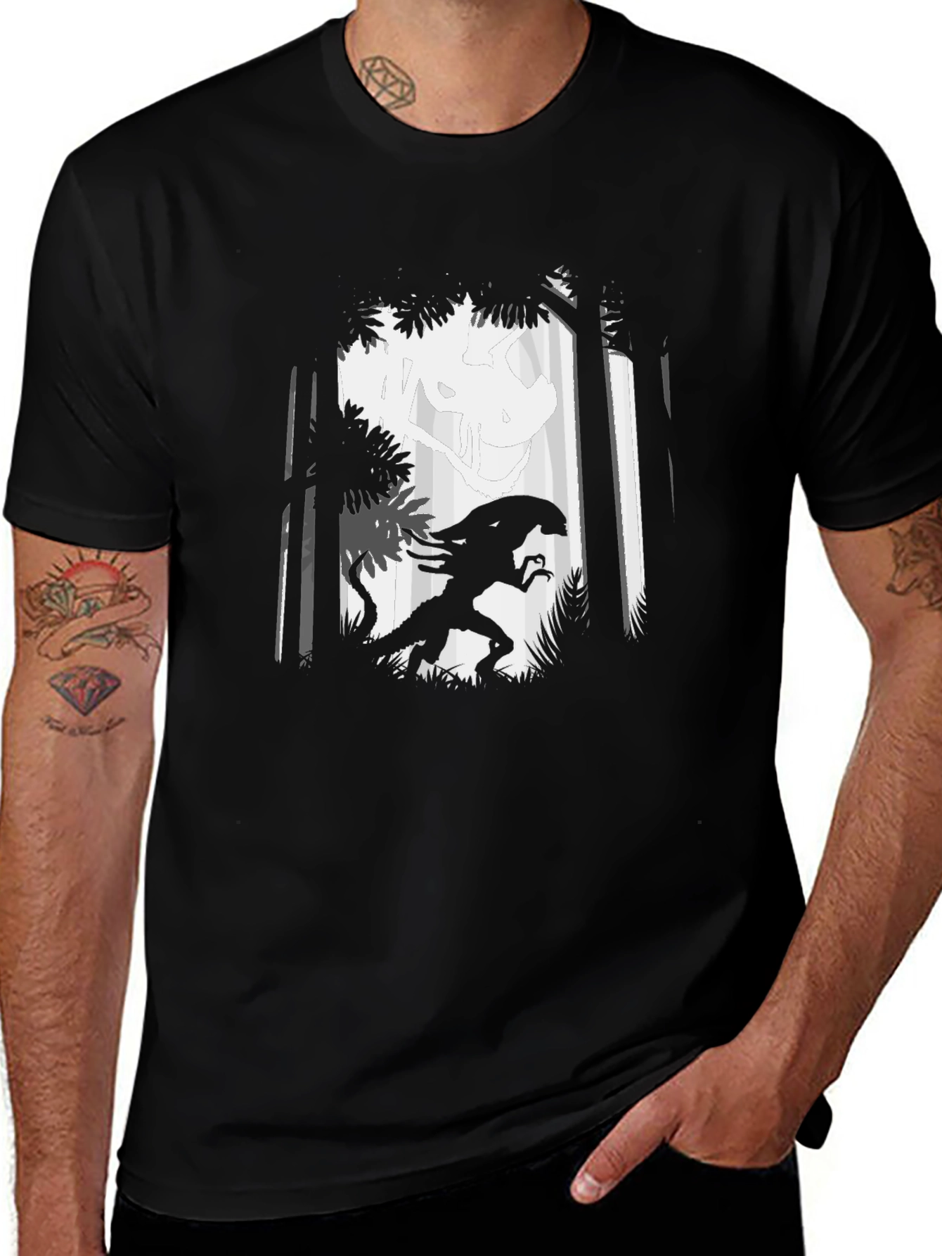 Alien vs Predator Graphic Tee - Black