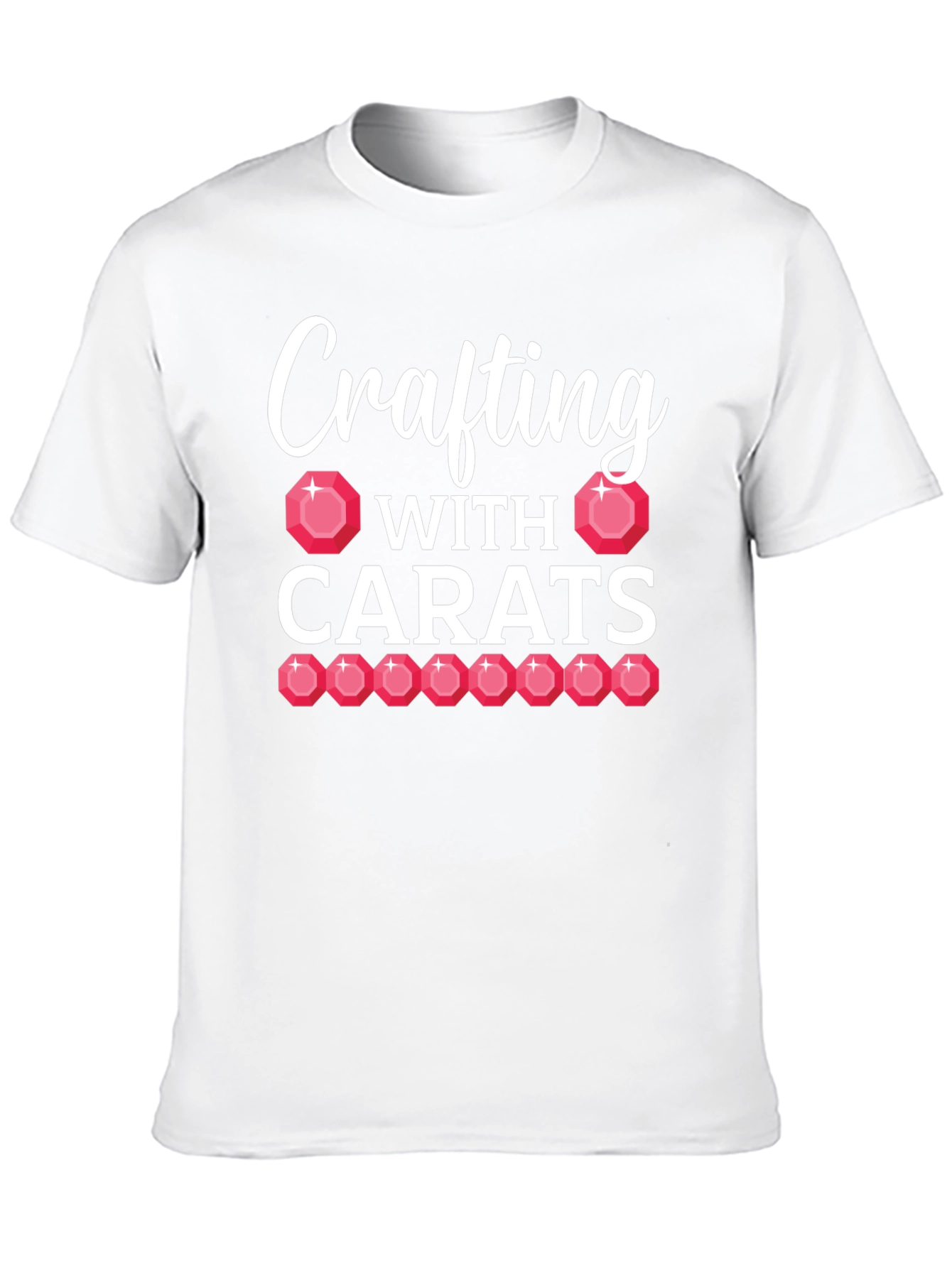 Crafting With Carats Black T-Shirt