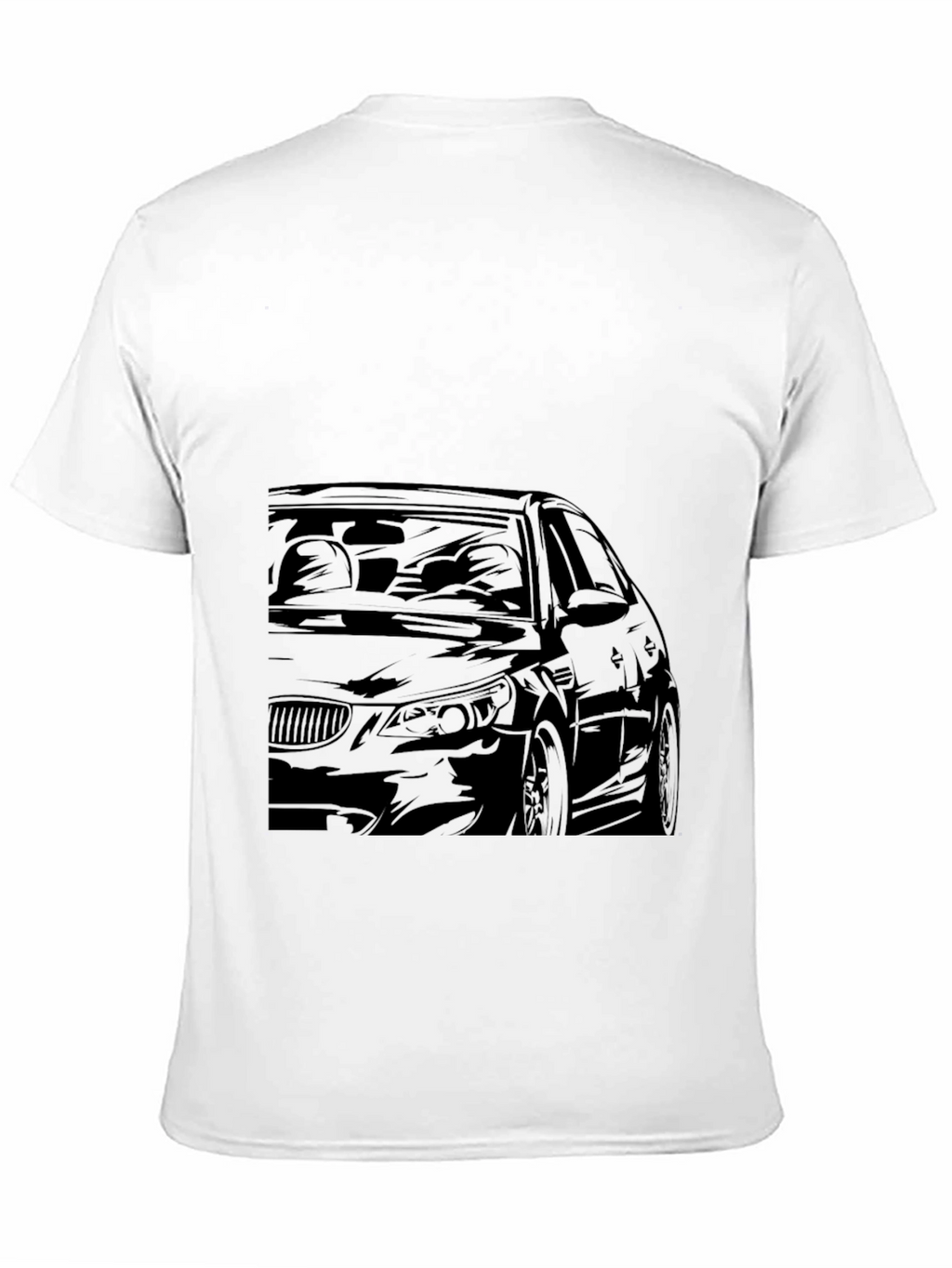 Car Graphic Black T-Shirt