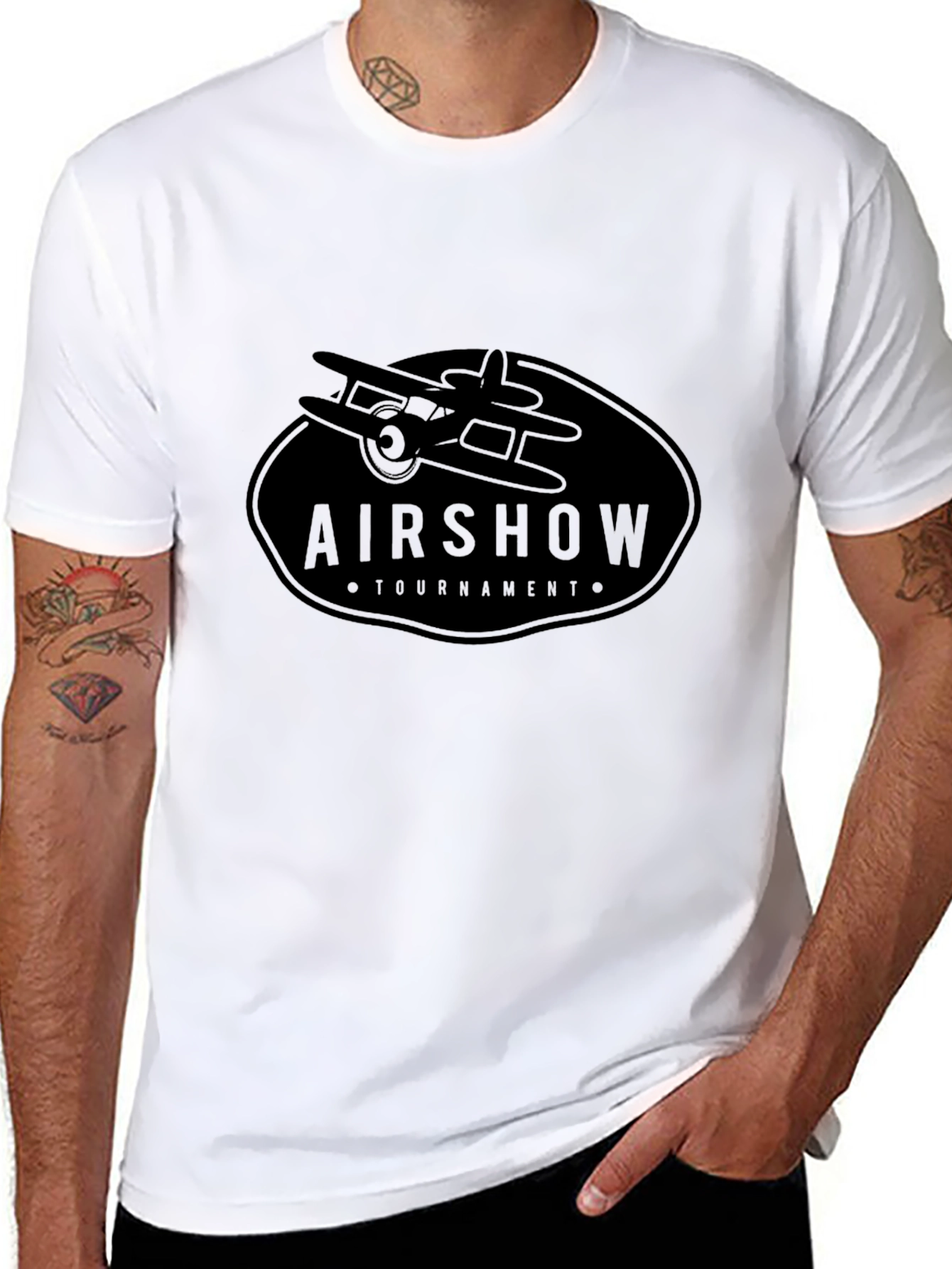 Airshow Tournament Black T-Shirt