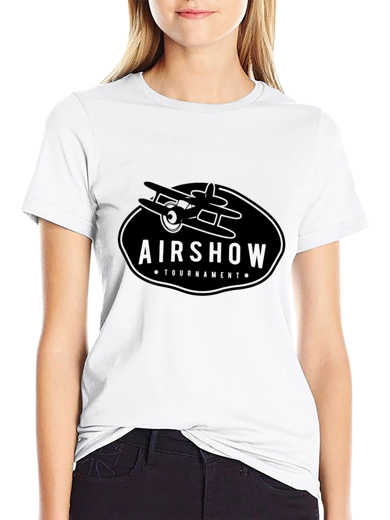 Airshow Tournament Black T-Shirt