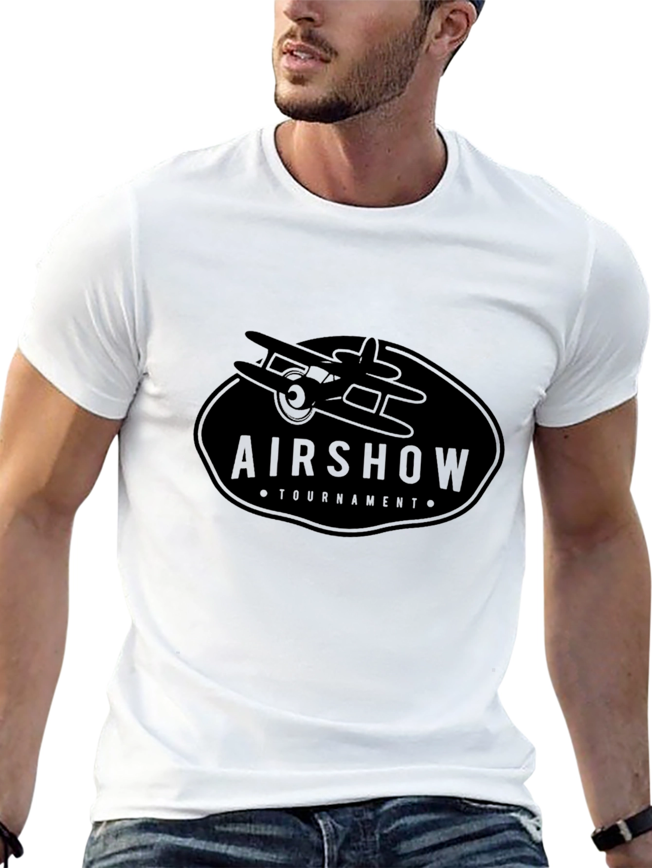 Airshow Tournament Black T-Shirt