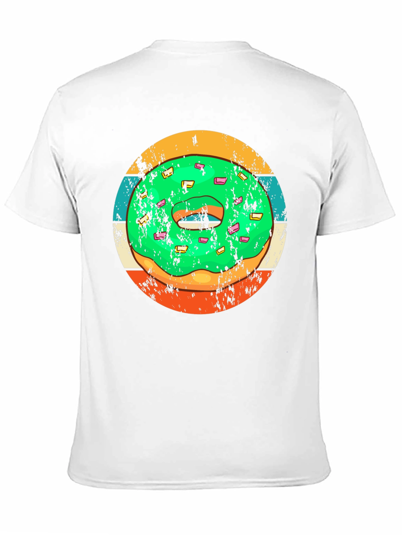 Retro Donut Graphic Tee - Fun & Stylish Casual Wear