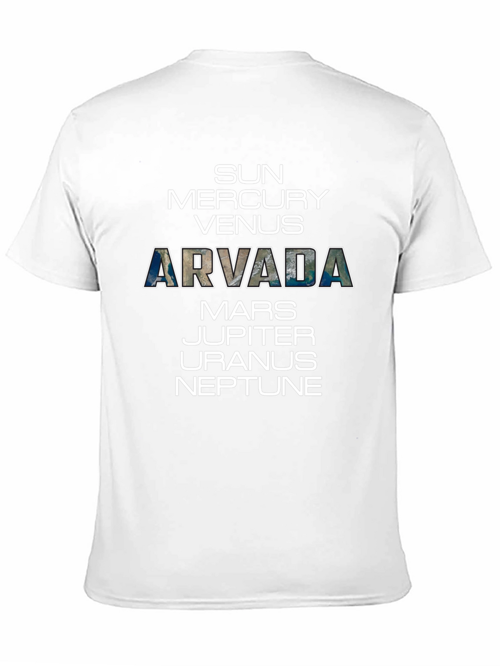 Arvada Planets T-Shirt - Space Science Tee