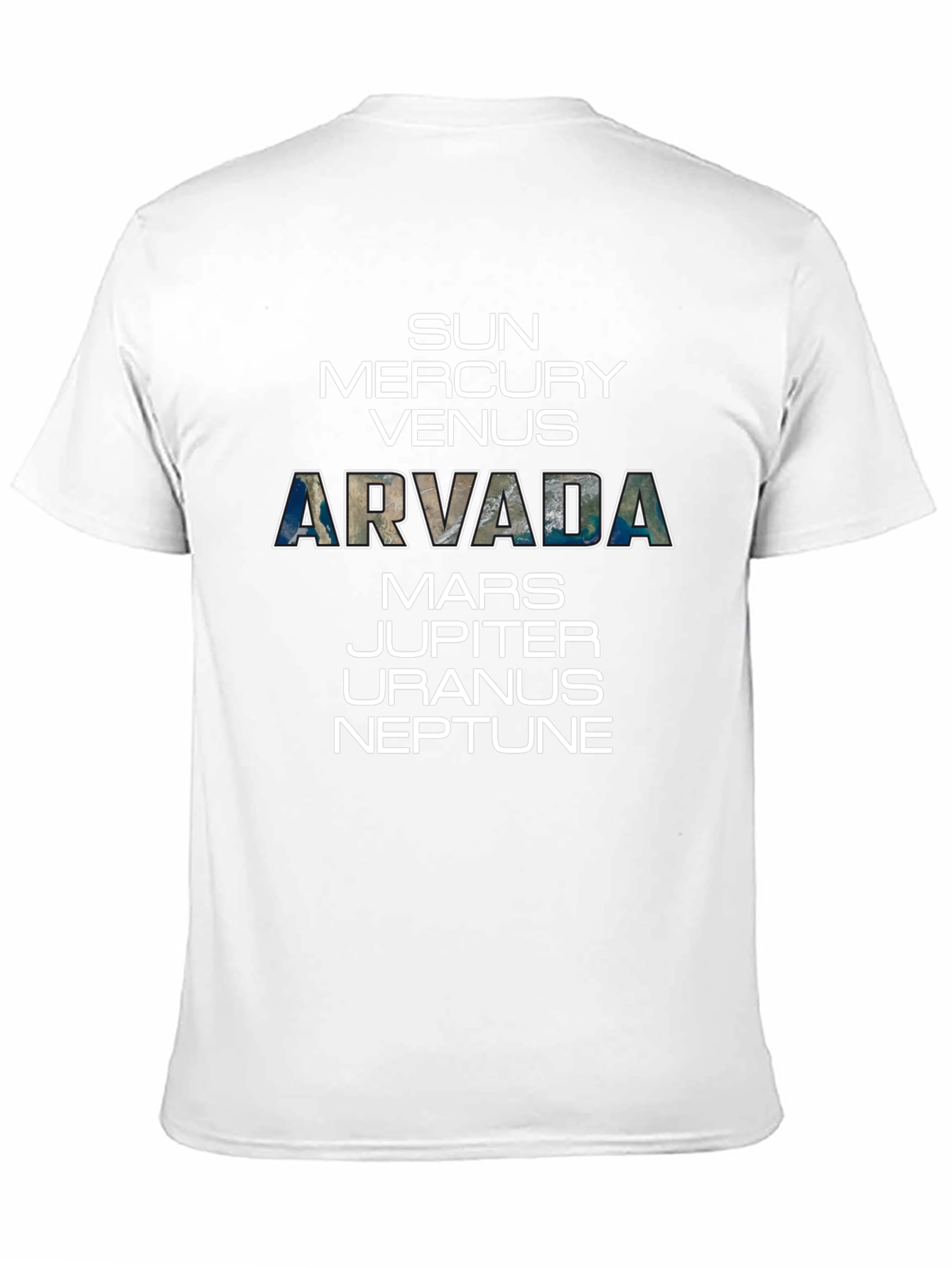 Arvada Planets T-Shirt - Space Science Tee