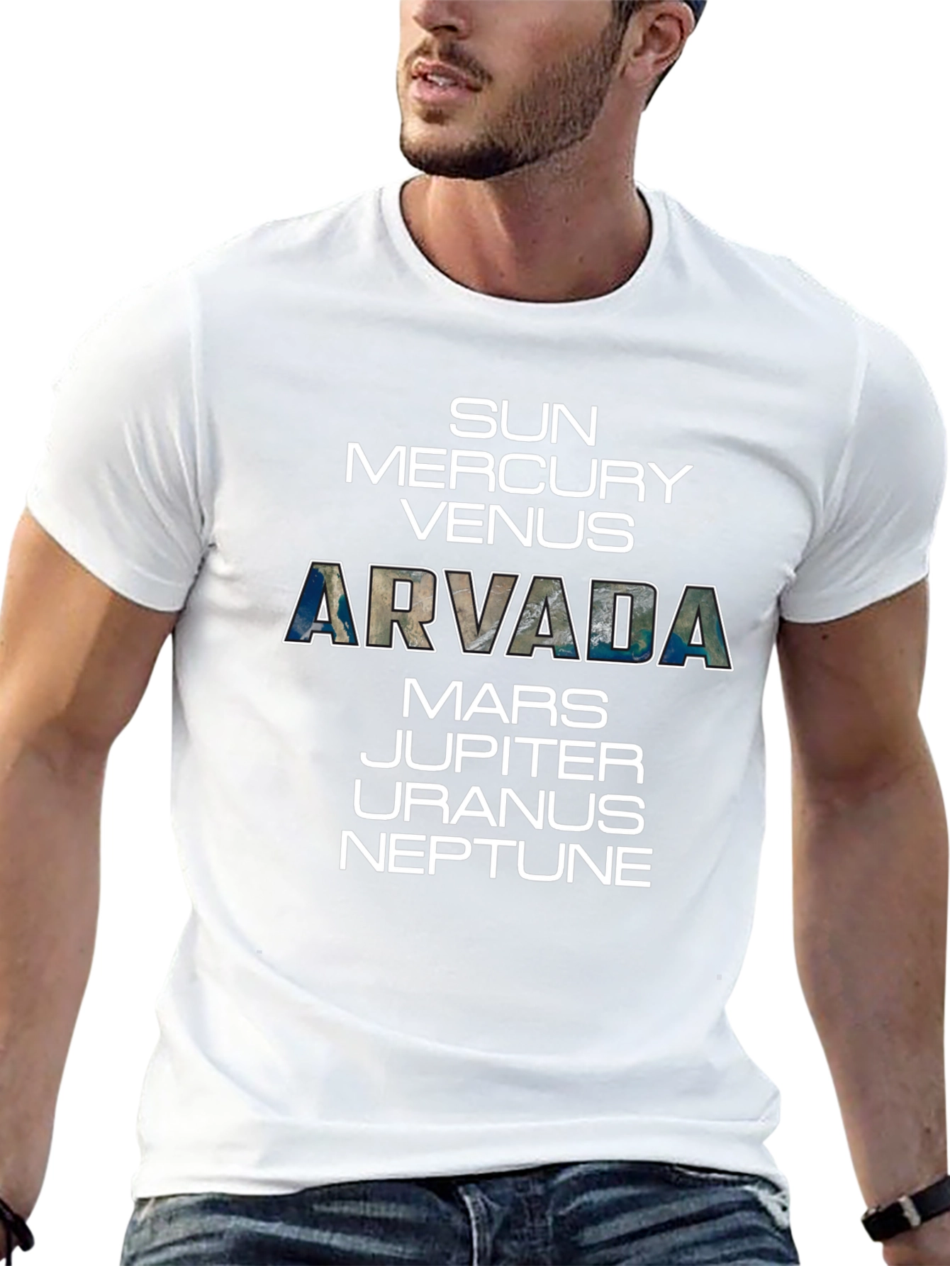 Arvada Planets T-Shirt - Space Science Tee