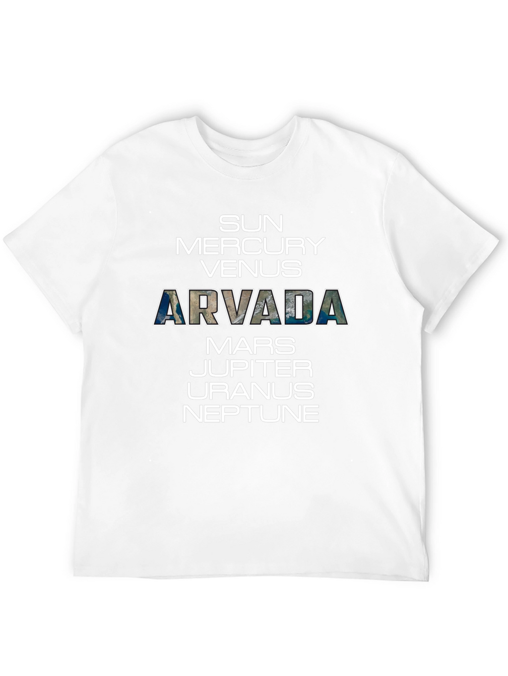 Arvada Planets T-Shirt - Space Science Tee