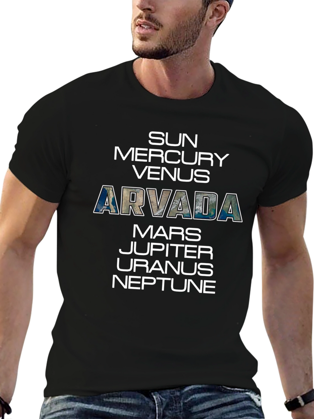 Arvada Planets T-Shirt - Space Science Tee