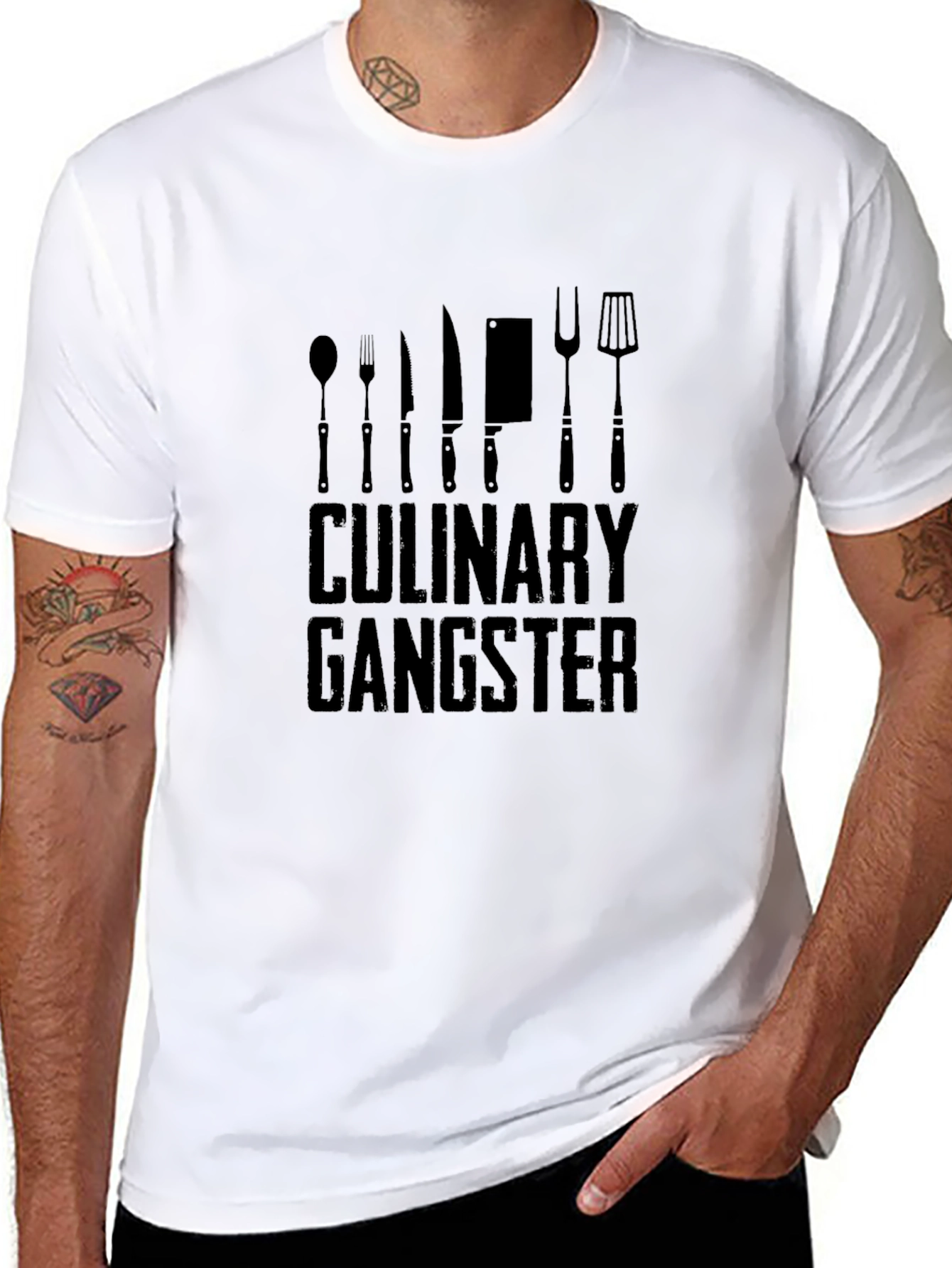 Culinary Gangster T-Shirt - Black