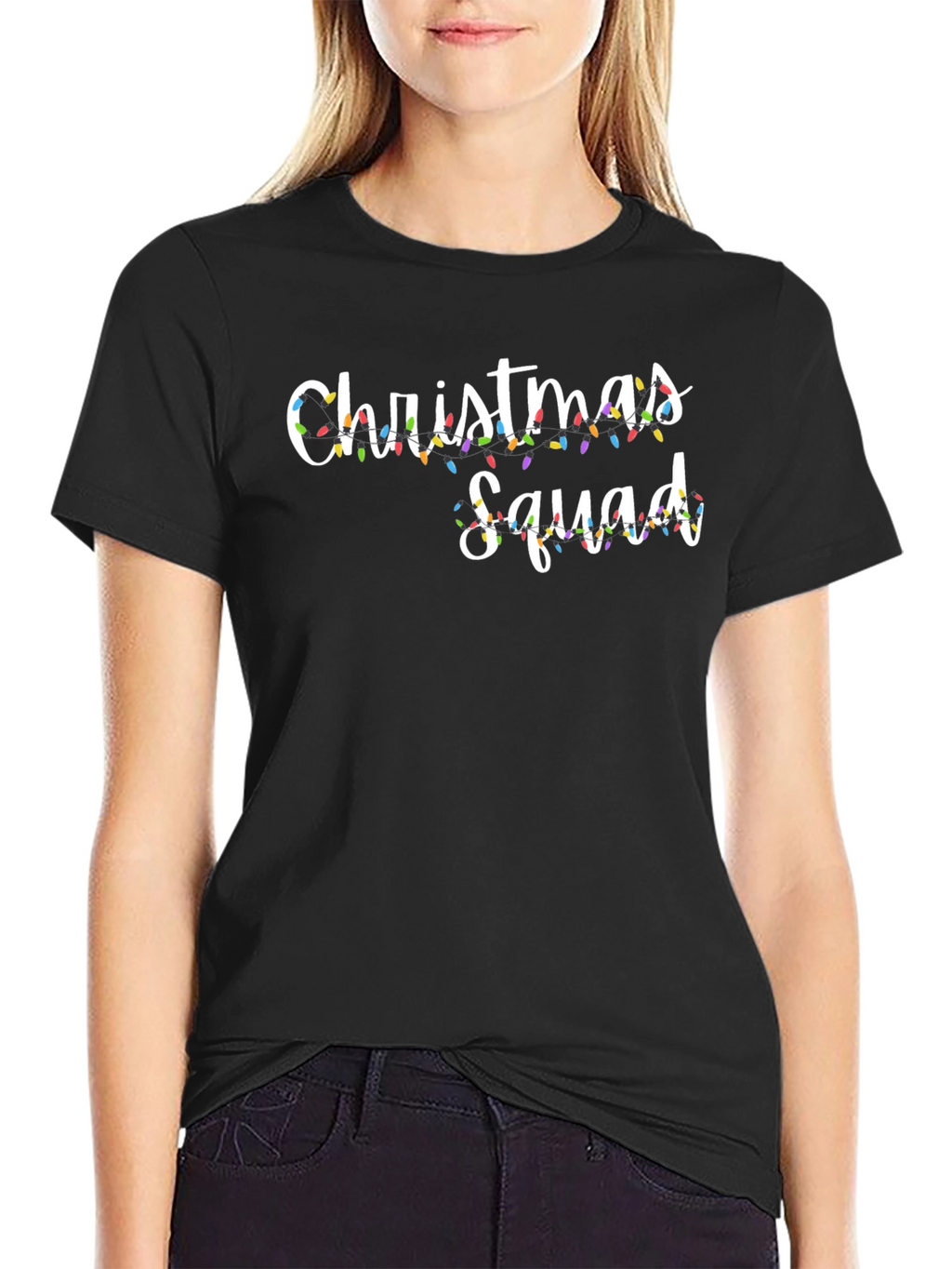 Christmas Squad Black T-Shirt