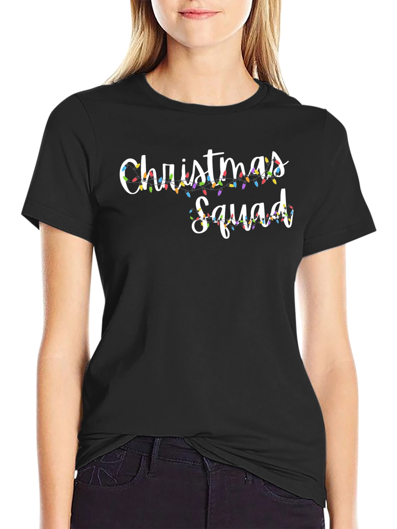 Christmas Squad Black T-Shirt