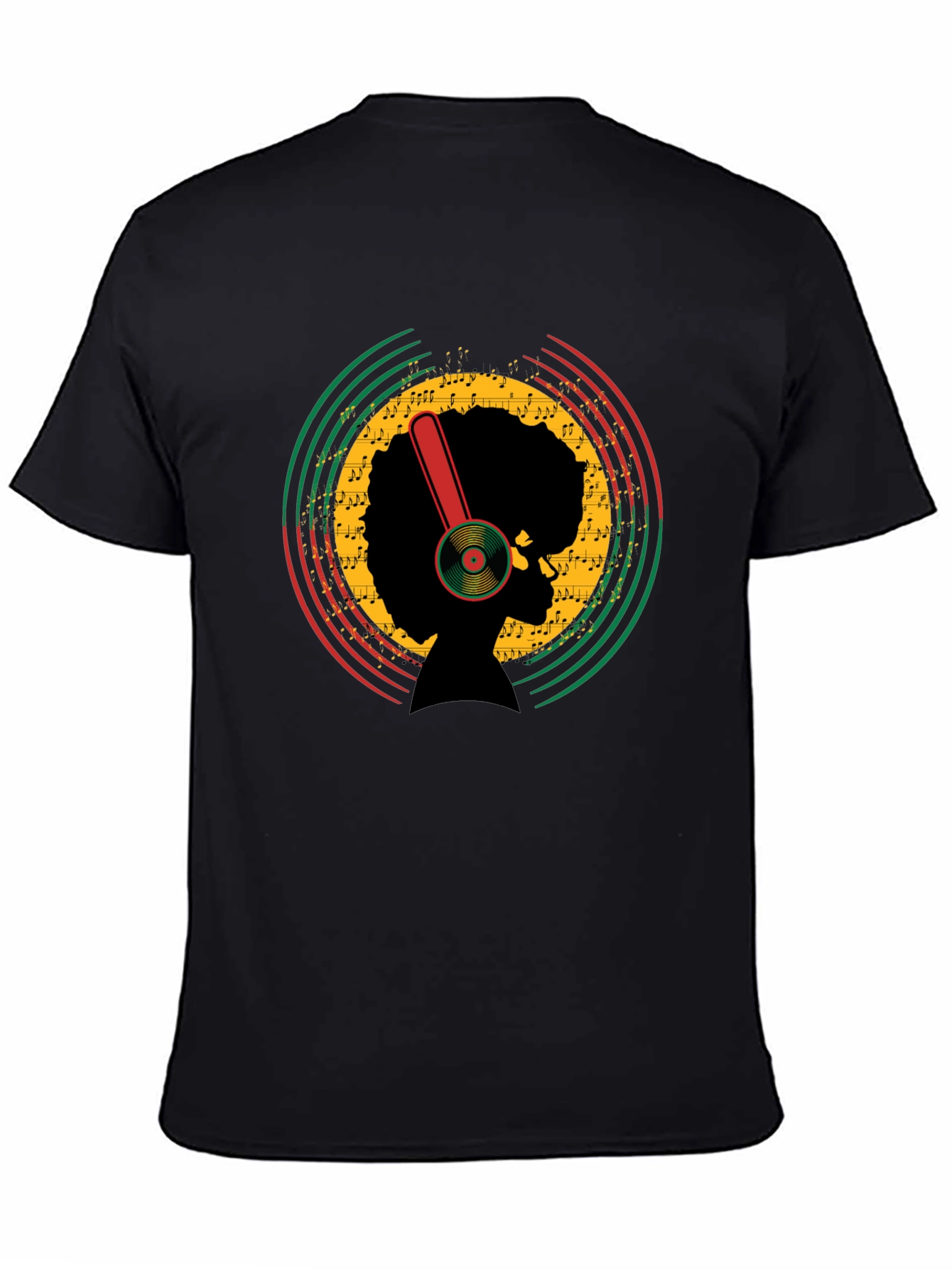 Afro Music T-Shirt - Retro Style