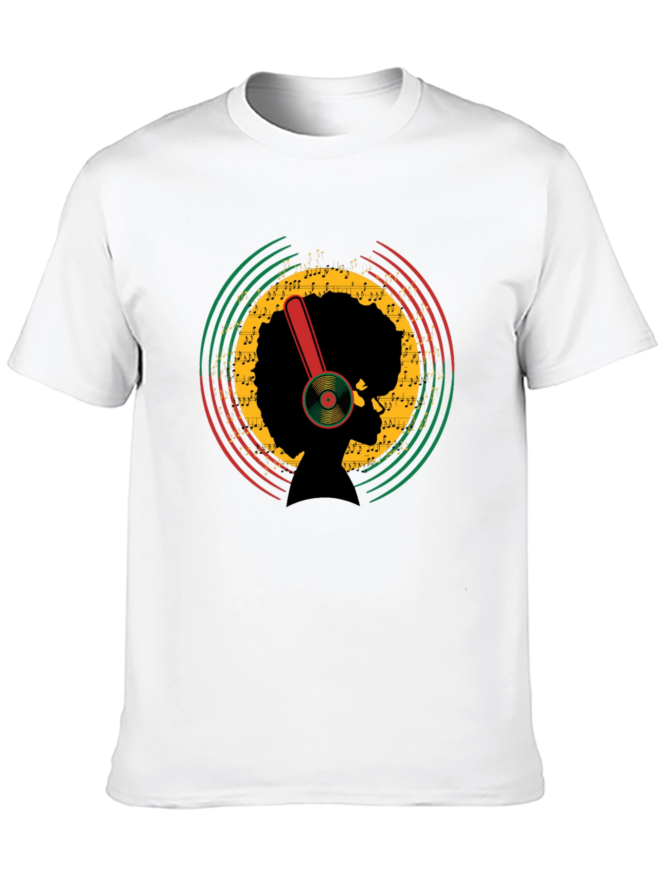 Afro Music T-Shirt - Retro Style
