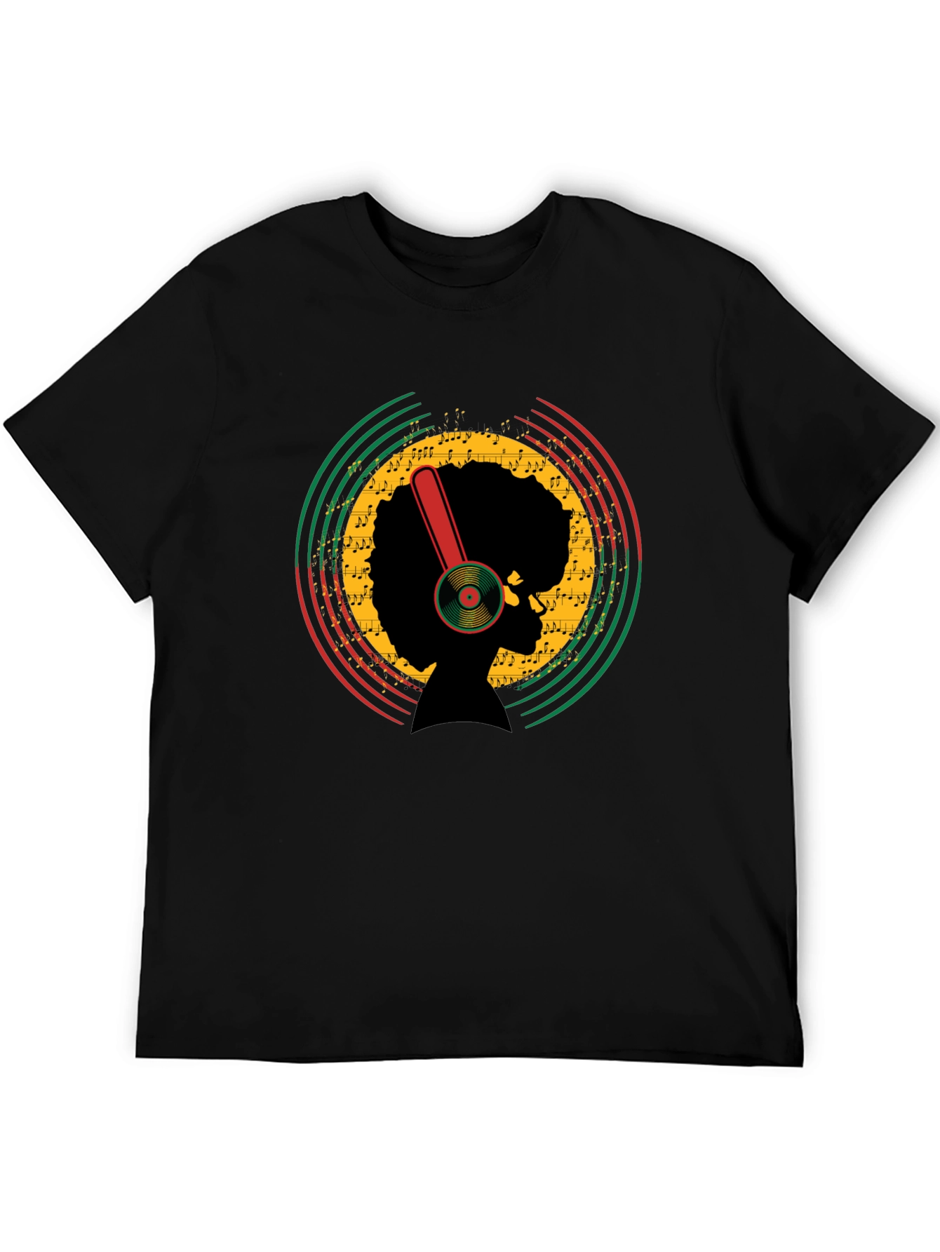 Afro Music T-Shirt - Retro Style