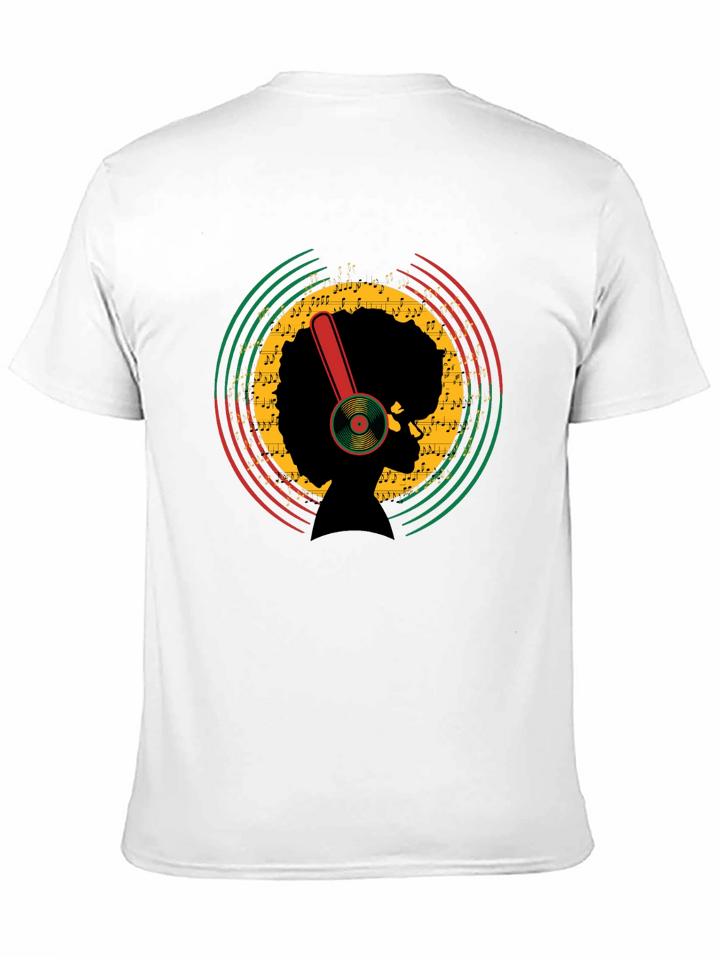 Afro Music T-Shirt - Retro Style
