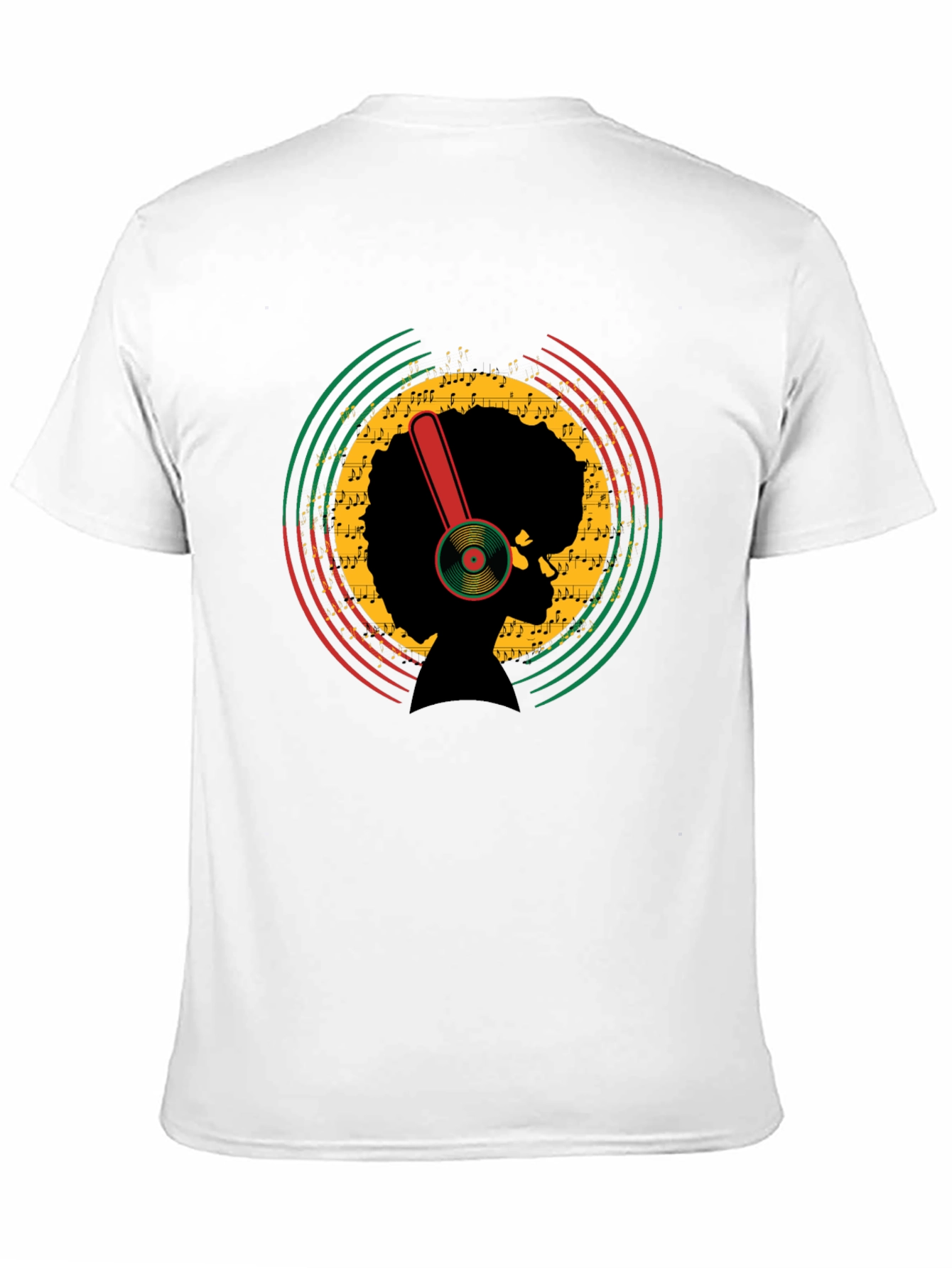 Afro Music T-Shirt - Retro Style