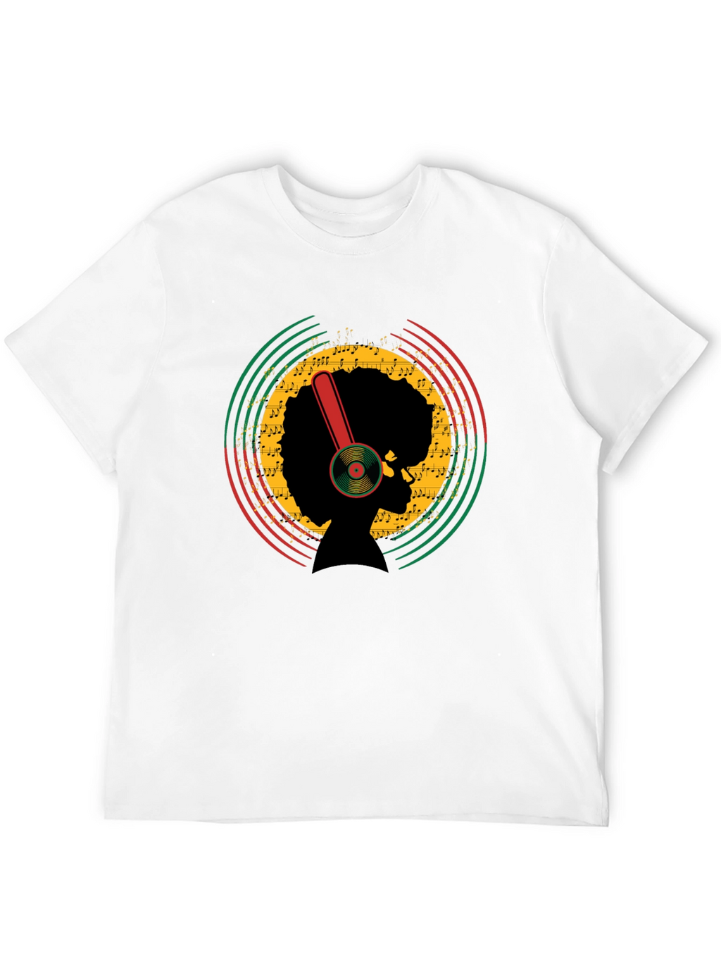 Afro Music T-Shirt - Retro Style