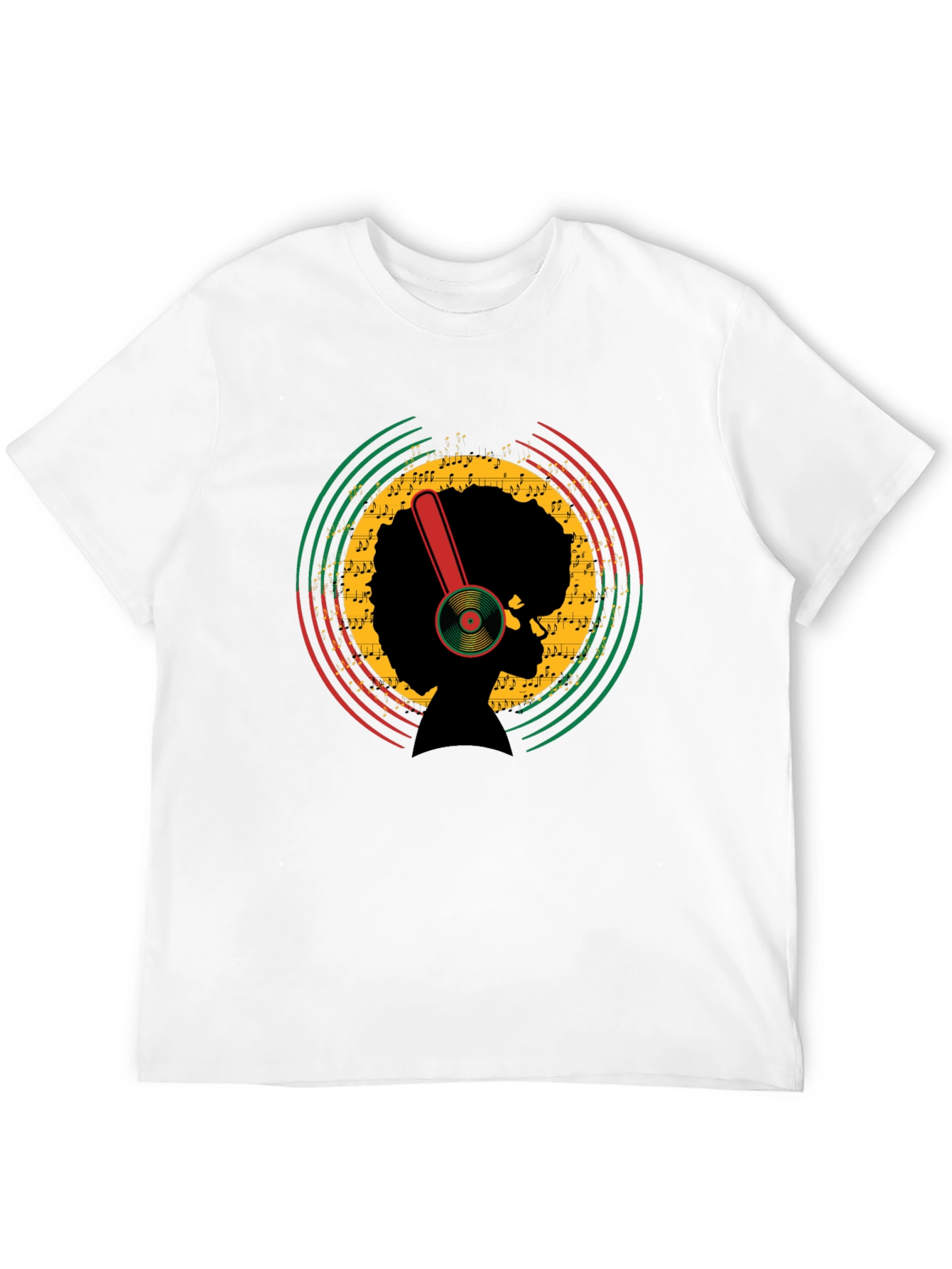 Afro Music T-Shirt - Retro Style