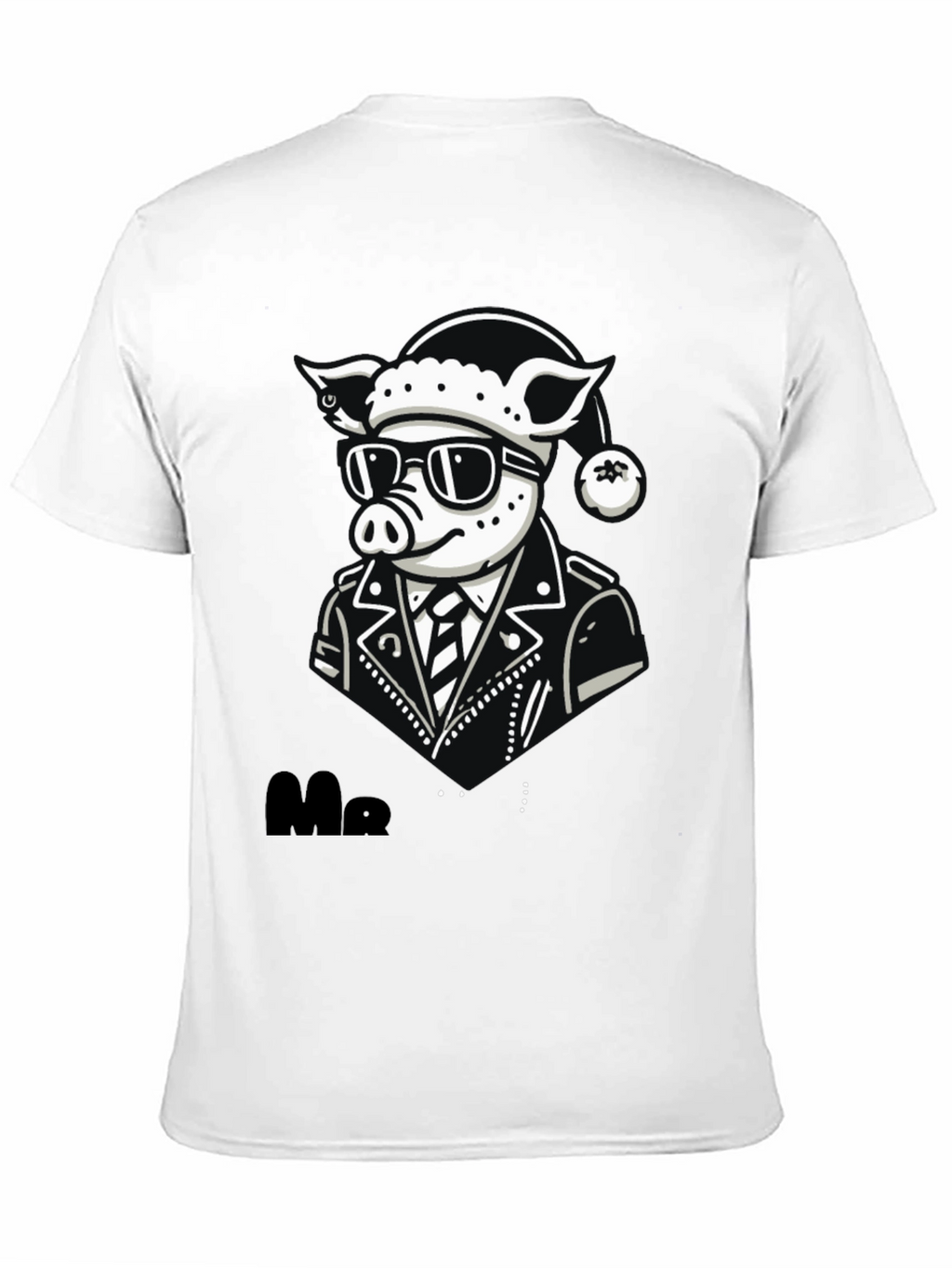 Cool Pig Biker Graphic Tee