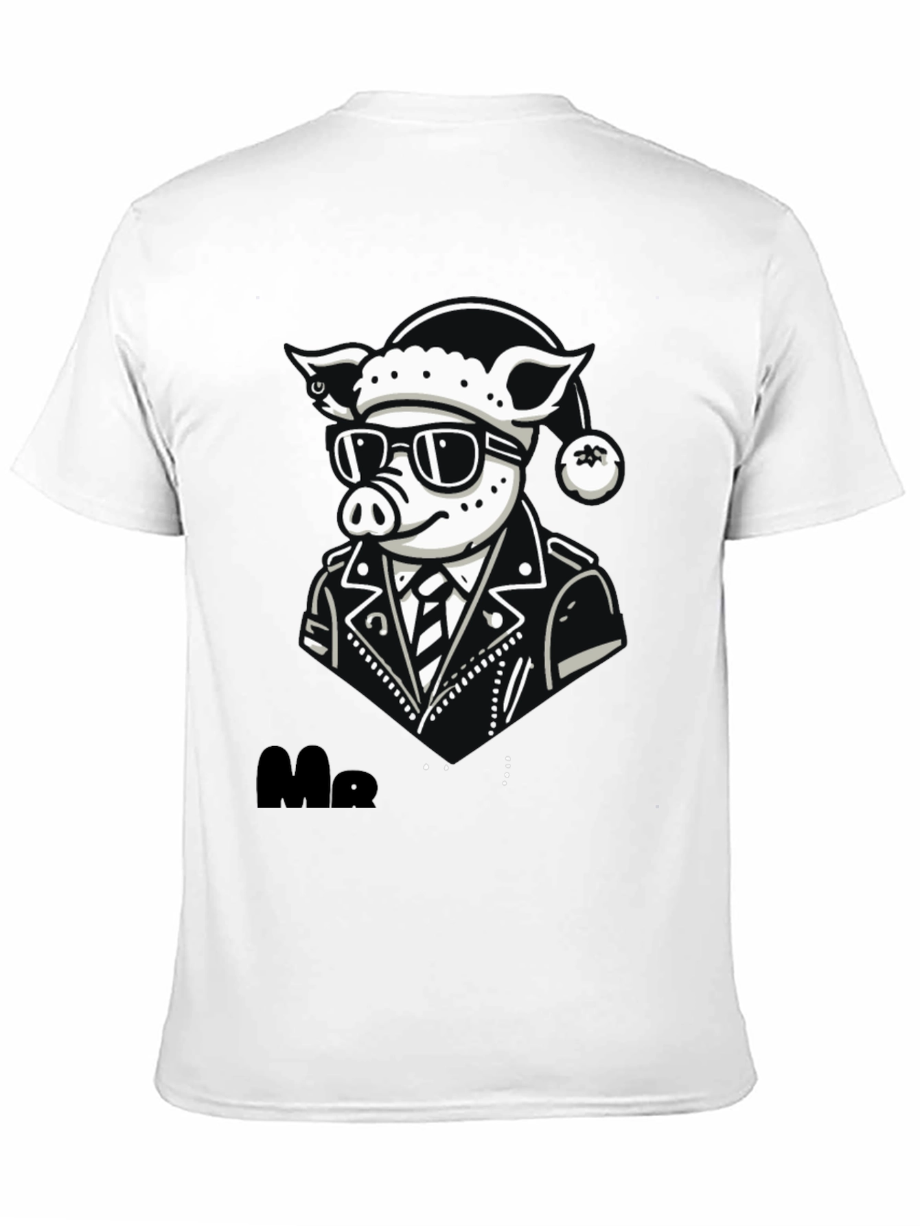Cool Pig Biker Graphic Tee