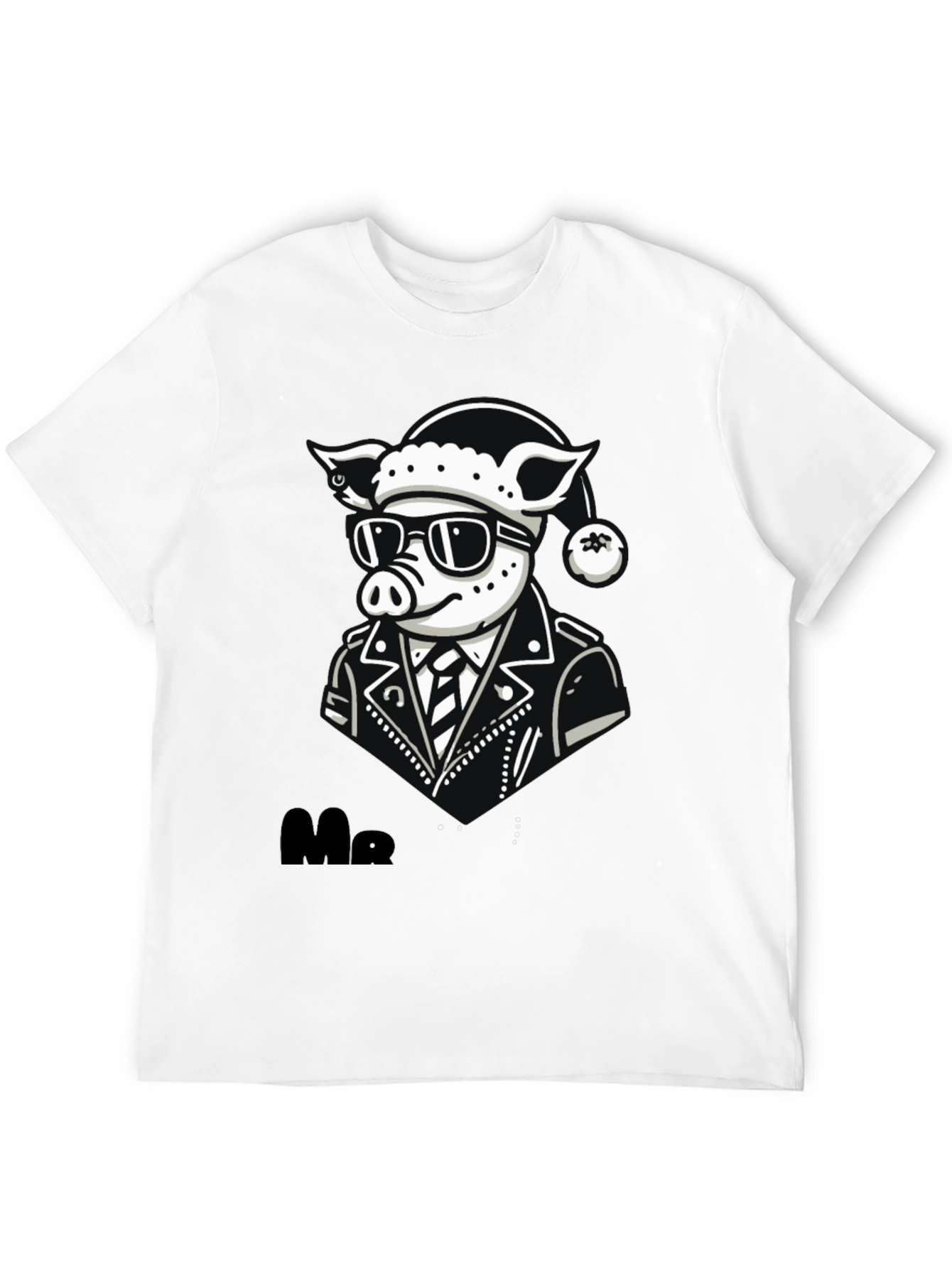 Cool Pig Biker Graphic Tee