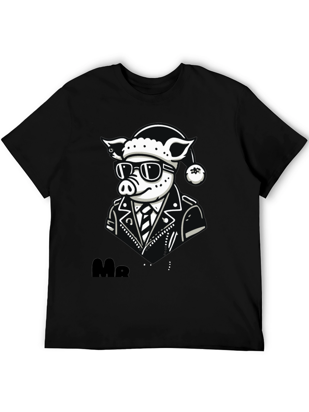 Cool Pig Biker Graphic Tee