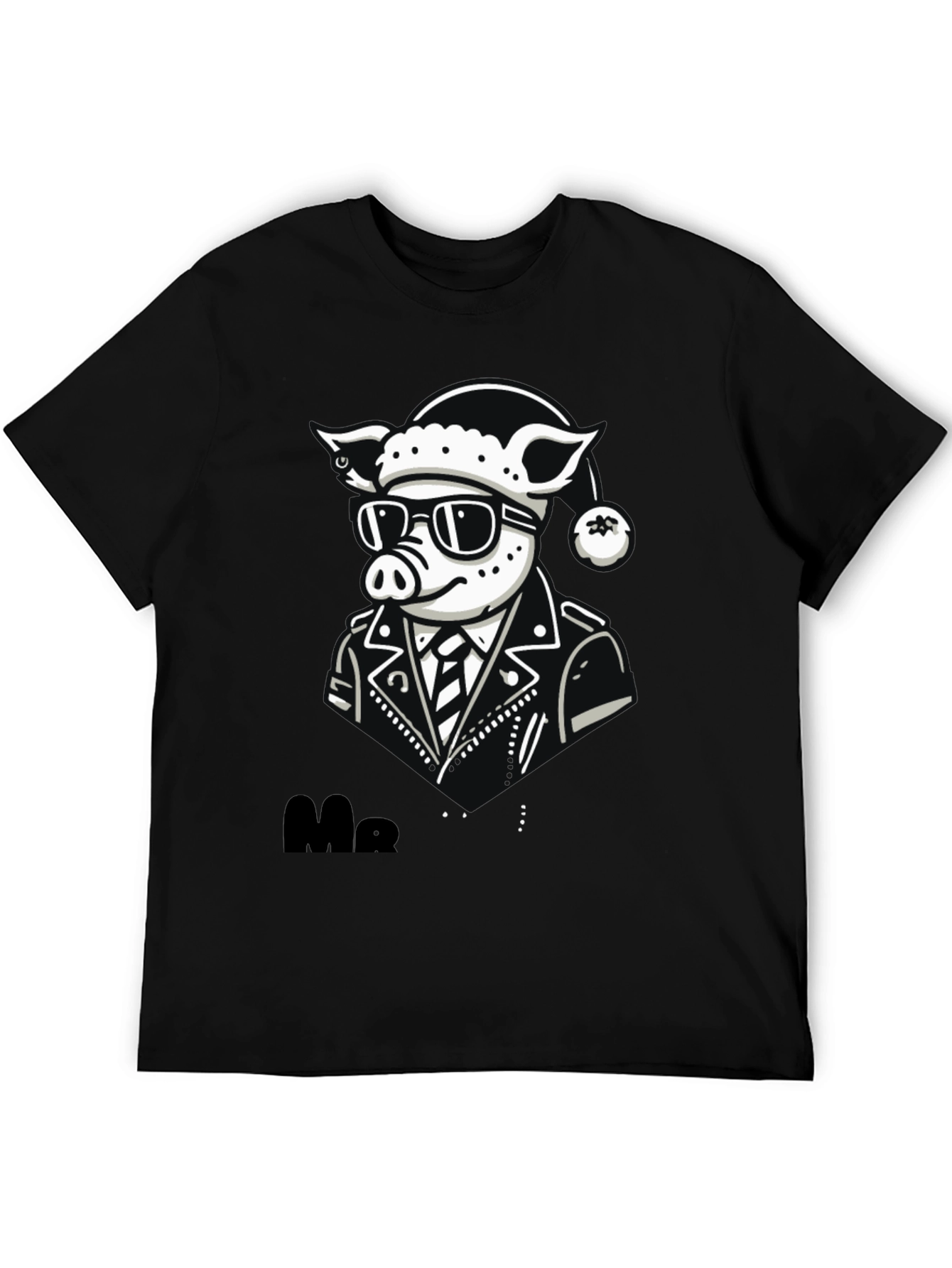 Cool Pig Biker Graphic Tee