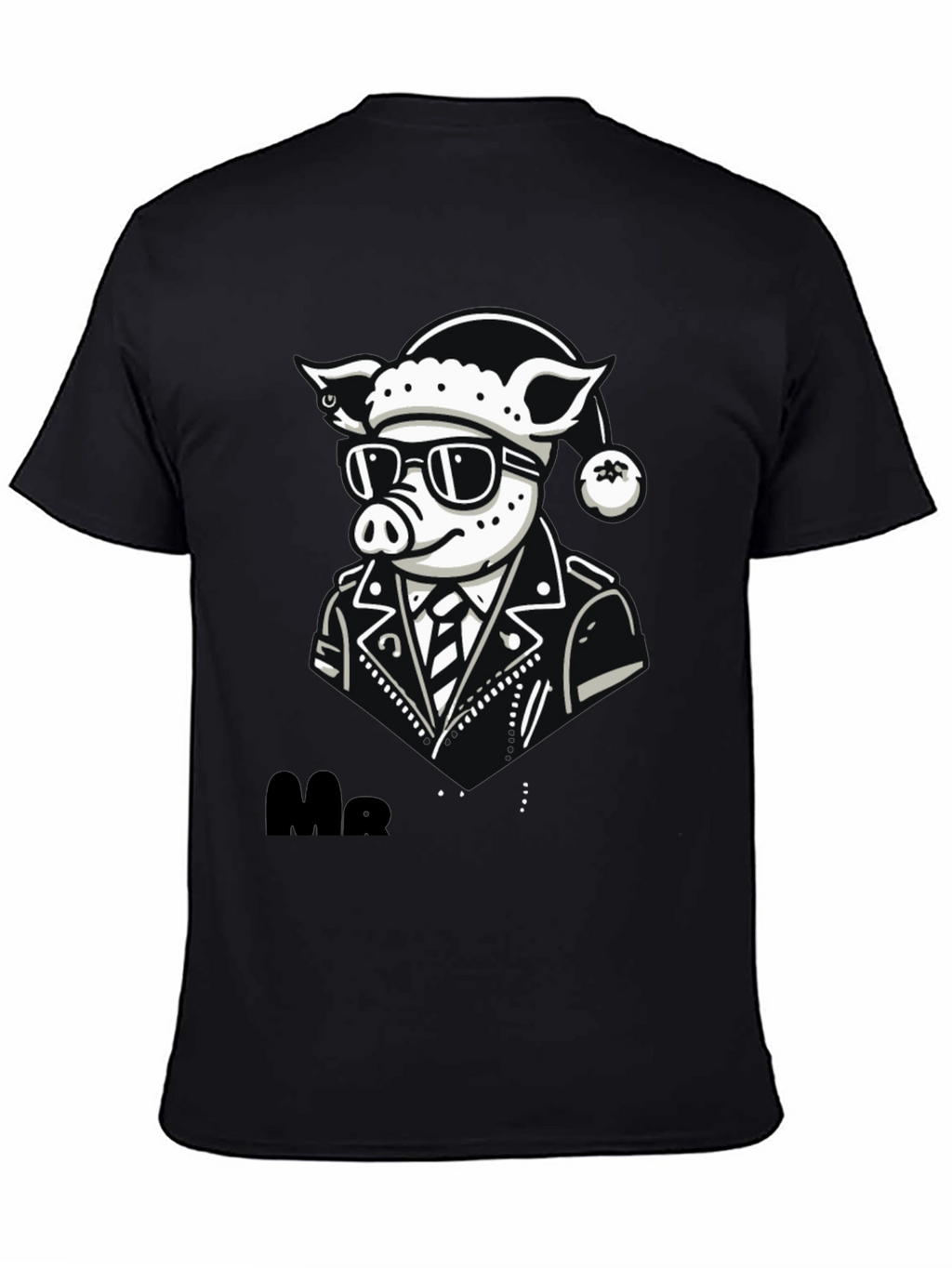 Cool Pig Biker Graphic Tee