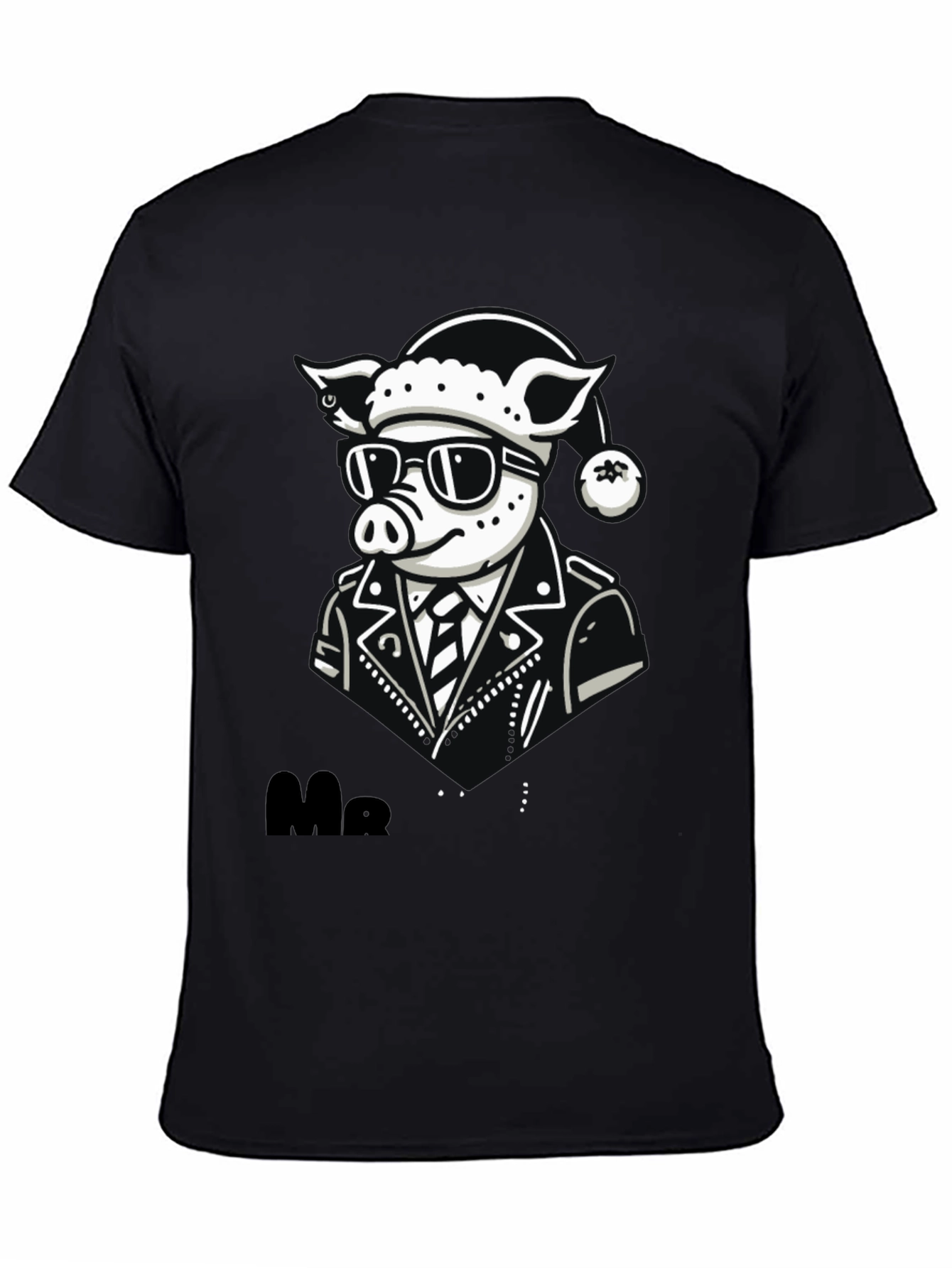 Cool Pig Biker Graphic Tee