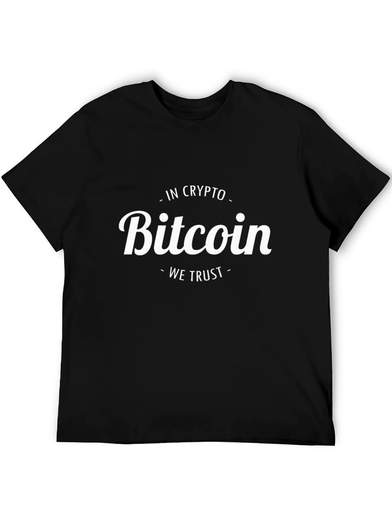 Bitcoin Crypto T-Shirt - In Crypto We Trust Tee