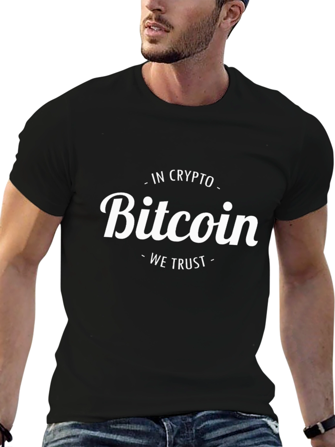 Bitcoin Crypto T-Shirt - In Crypto We Trust Tee