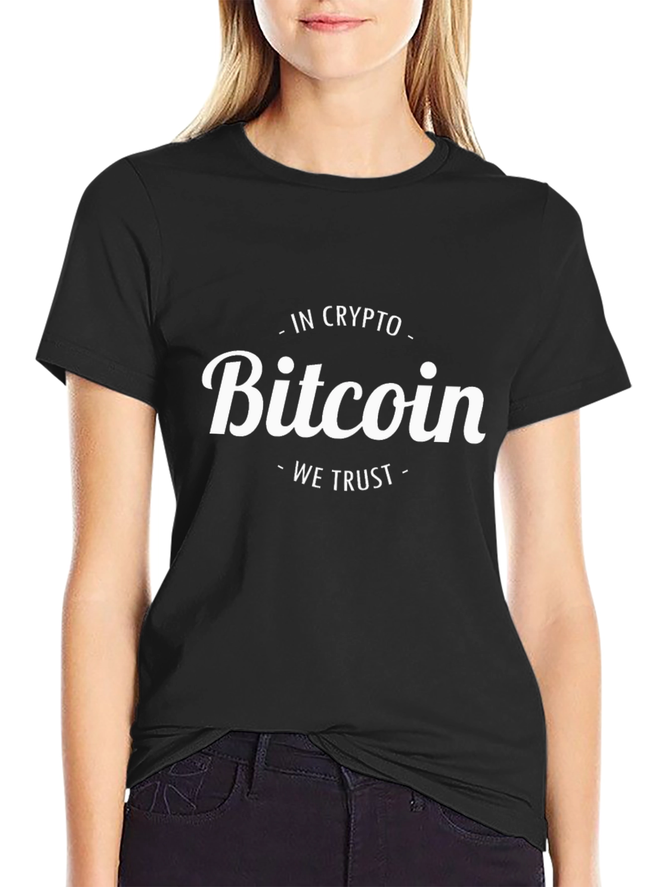 Bitcoin Crypto T-Shirt - In Crypto We Trust Tee