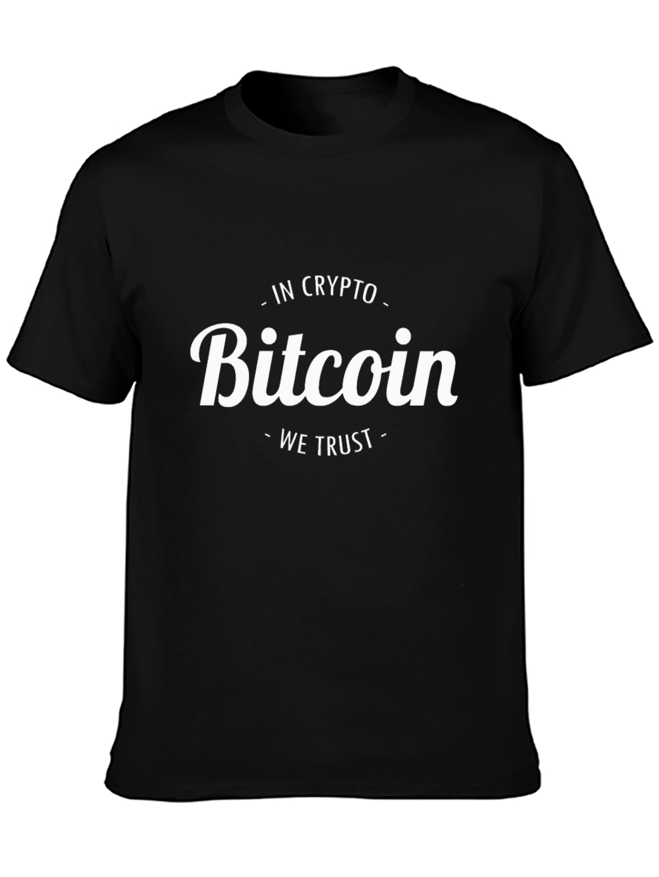 Bitcoin Crypto T-Shirt - In Crypto We Trust Tee