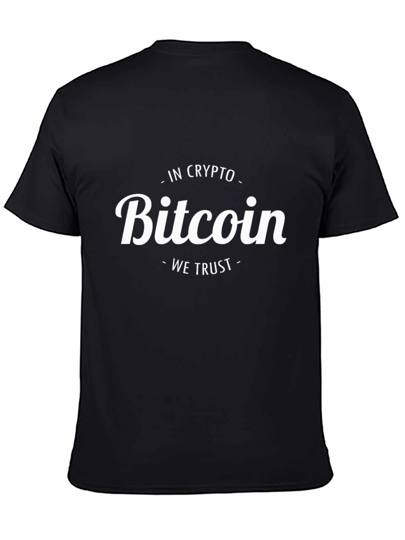 Bitcoin Crypto T-Shirt - In Crypto We Trust Tee