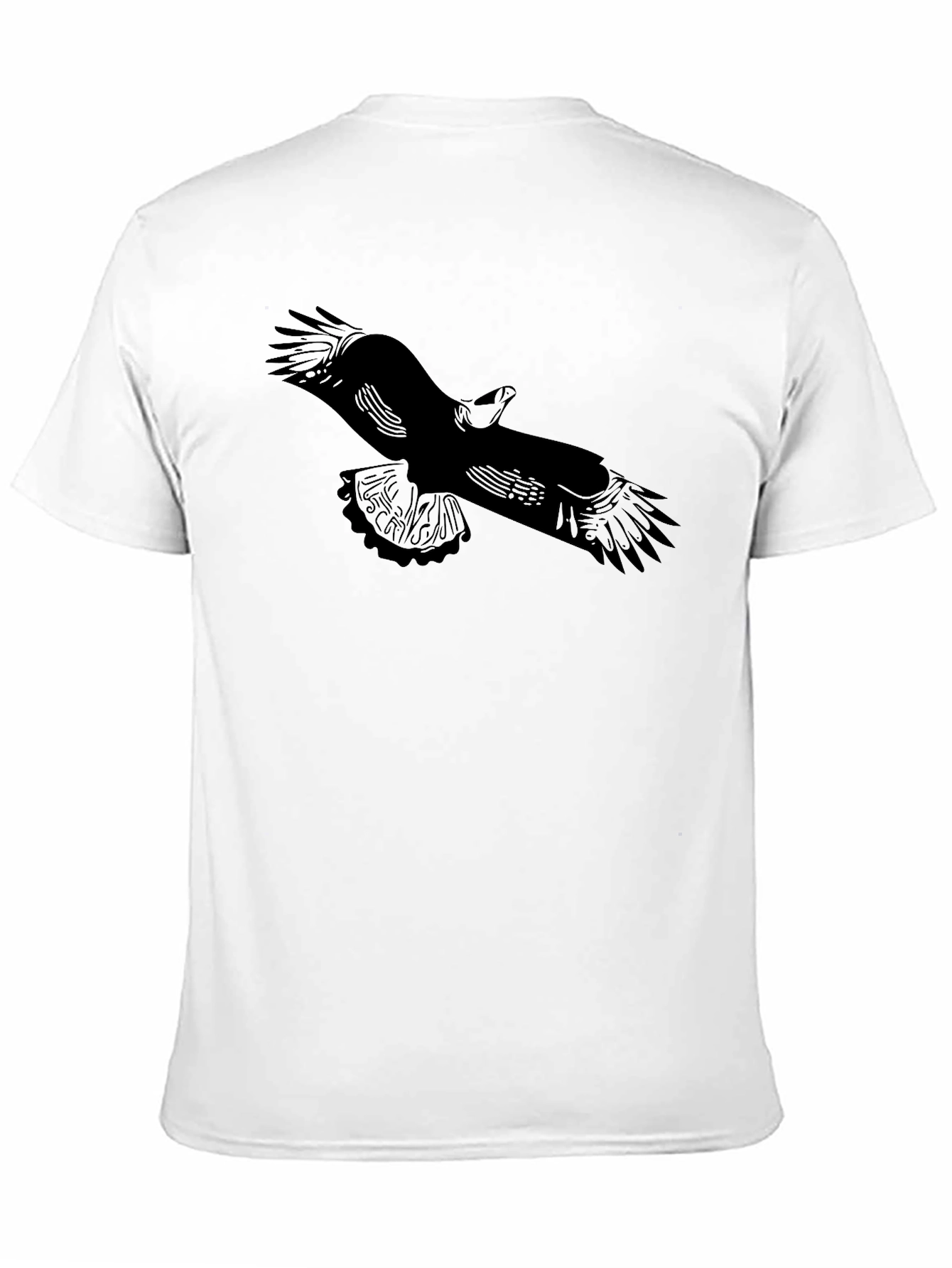 Black Eagle Graphic Tee for Men